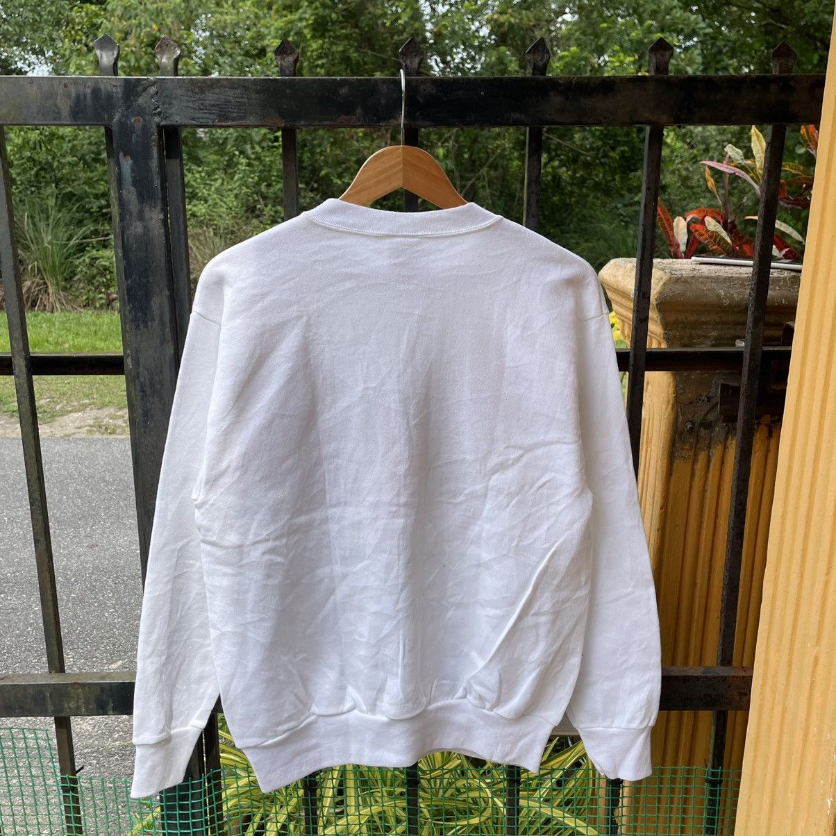 Tultex × Vintage 🔥Vintage 90s Tultex Motive Flower Sweatshirts Size US S / EU 44-46 / 1 - 2 Thumbnail