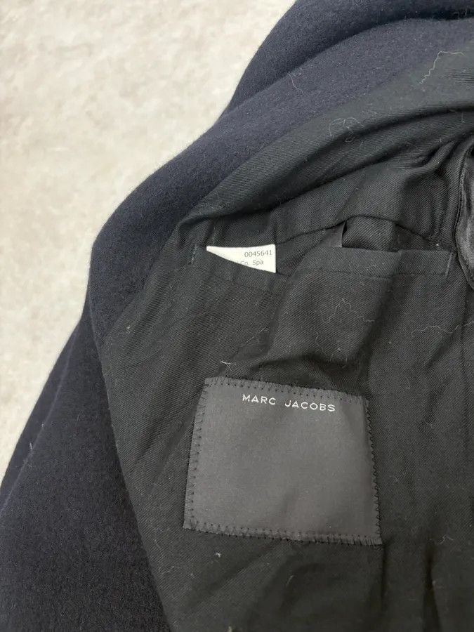Marc Jacobs 2010s Marc Jacobs Black Detachable Fur Wool Long Coat Size US M / EU 48-50 / 2 - 10 Thumbnail