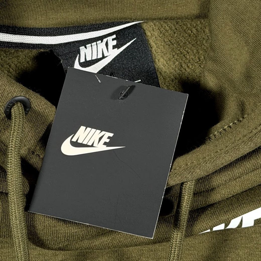 Nike Nike Sweater Womens LARGE Green Hoodie Sweatshirt Spell Out Swoosh With Tags Size L / US 10 / IT 46 - 5 Thumbnail