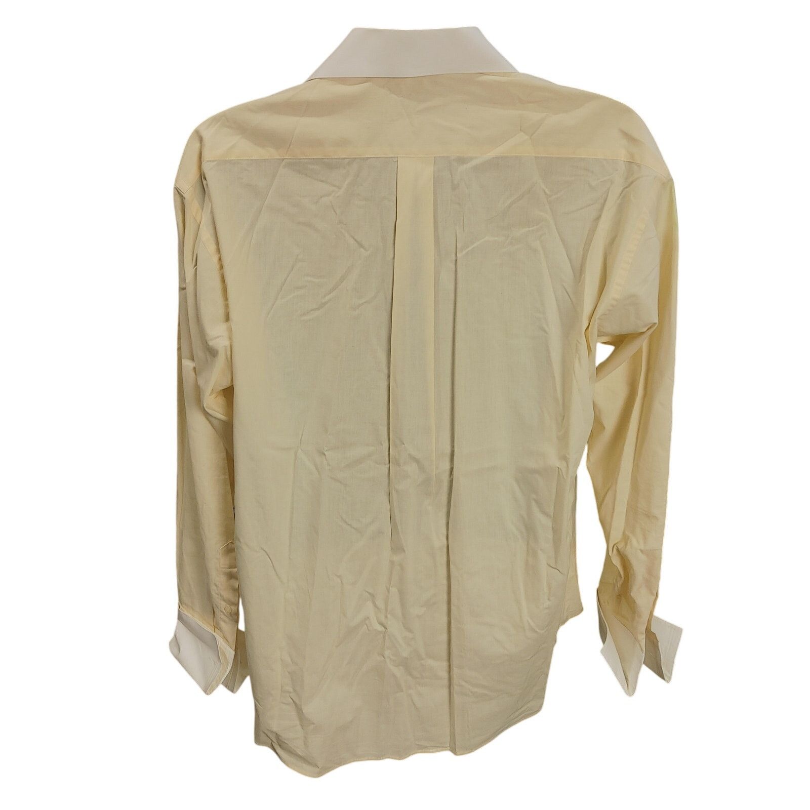 Other Modena Men's Reg 16.5 L Yellow Bttn Front Dress Shirt Size US L / EU 52-54 / 3 - 2 Thumbnail