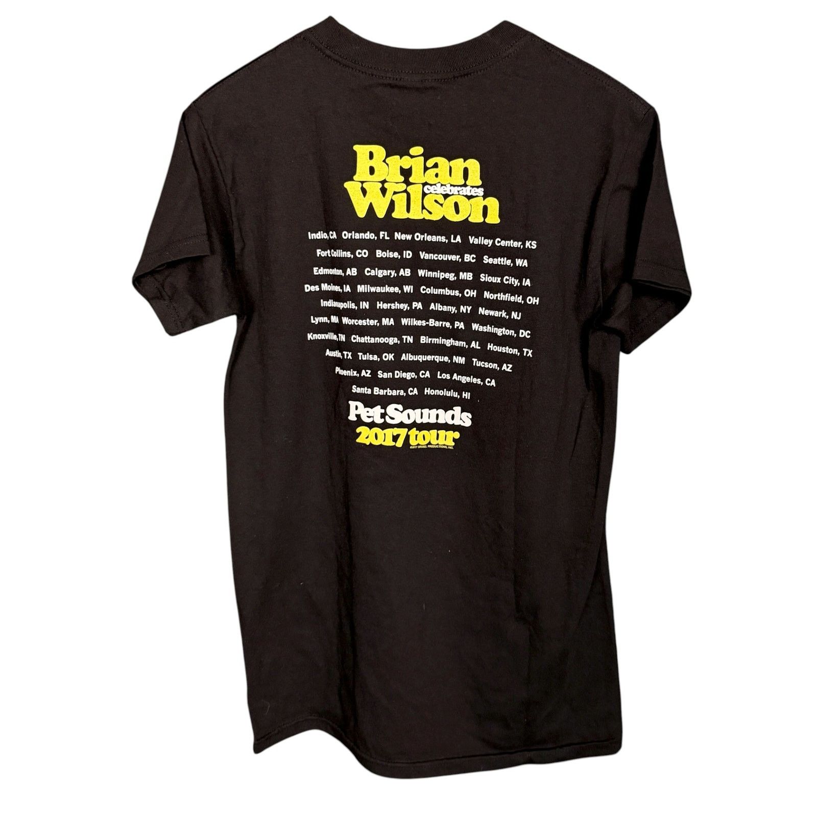 Alstyle Brian Wilson Pet Sounds 2017 Tour T Shirt Men's S Beach Boys Size US S / EU 44-46 / 1 - 4 Thumbnail