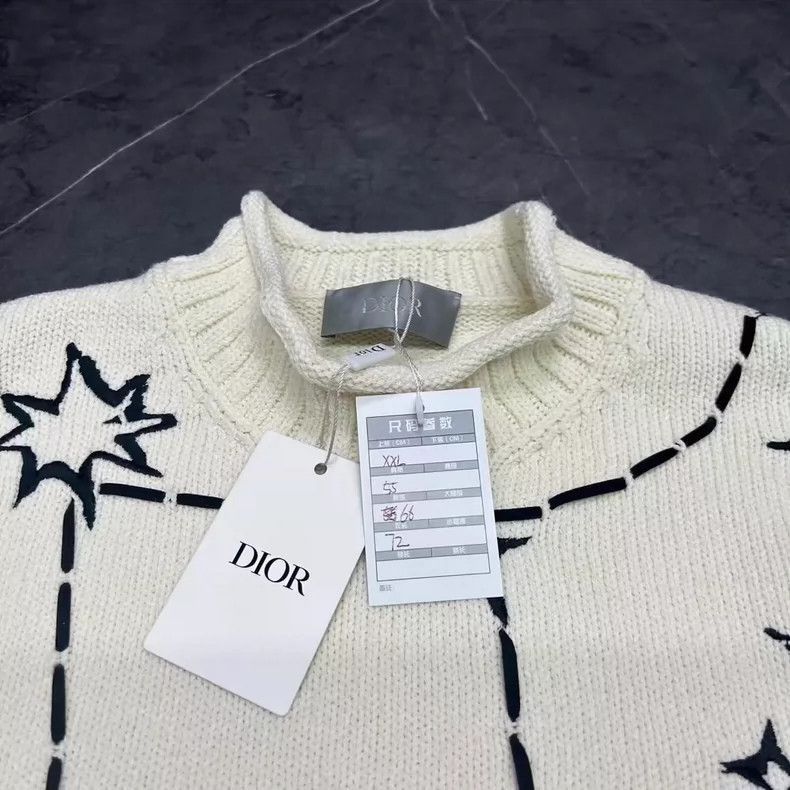 Dior Dior Embroidered Starry Knit Sweater XXL-2505 Size US XXL / EU 58 / 5 - 3 Thumbnail