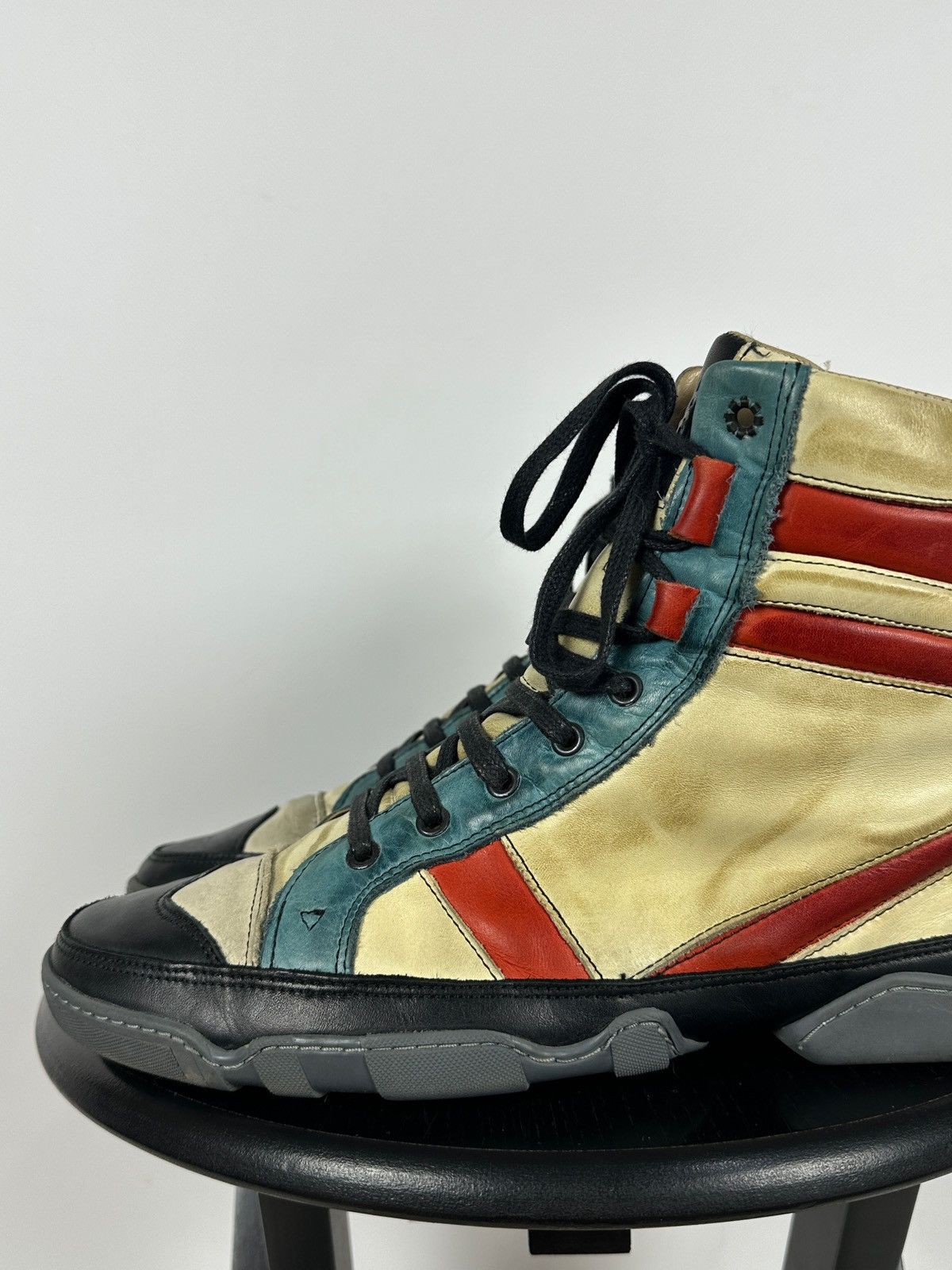 Marithe + Francois Girbaud 00s Vintage Marithé + François Girbaud High Top Sneakers Size US 8 / EU 41 - 14 Thumbnail