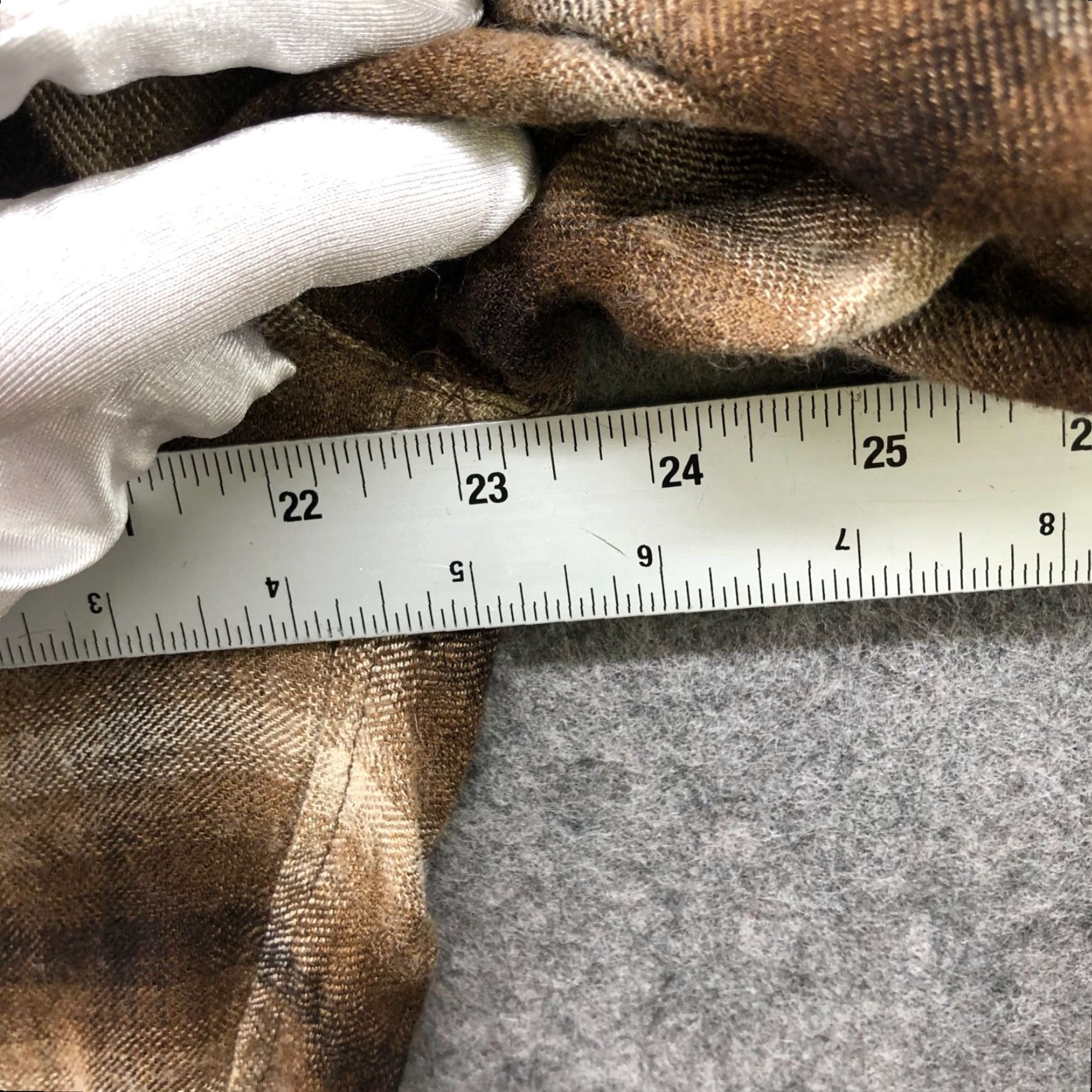 Zara Zara Popover Top Womens S Brown Black Plaid Long Sleeve Lightweight Flannel Button Knit Cotton Casual Size S / US 4 / IT 40 - 5 Thumbnail