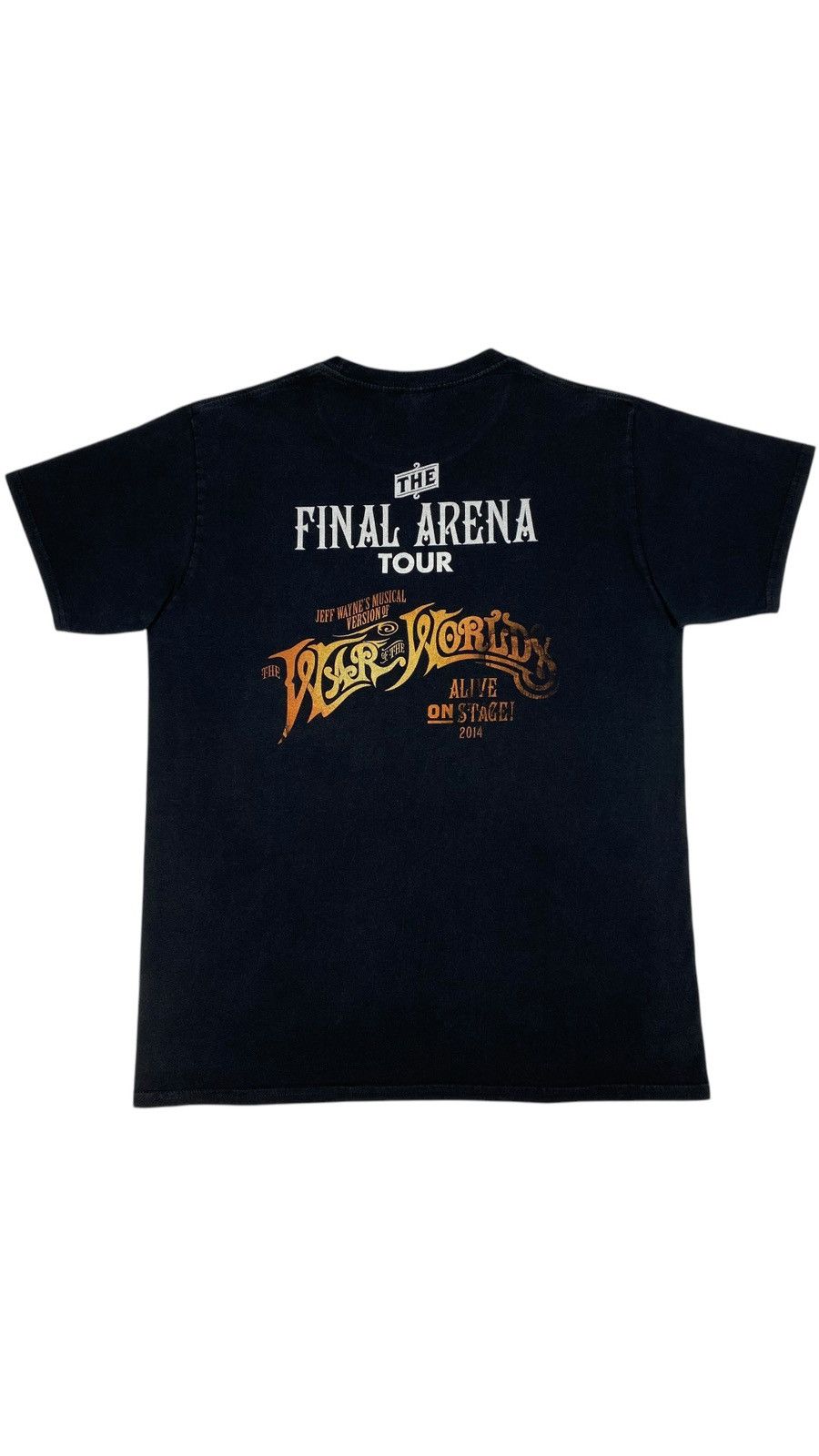 Band Tees 2014 The War Of The World Jeff Wayne Final Arena Tour Tee Size US L / EU 52-54 / 3 - 2 Thumbnail