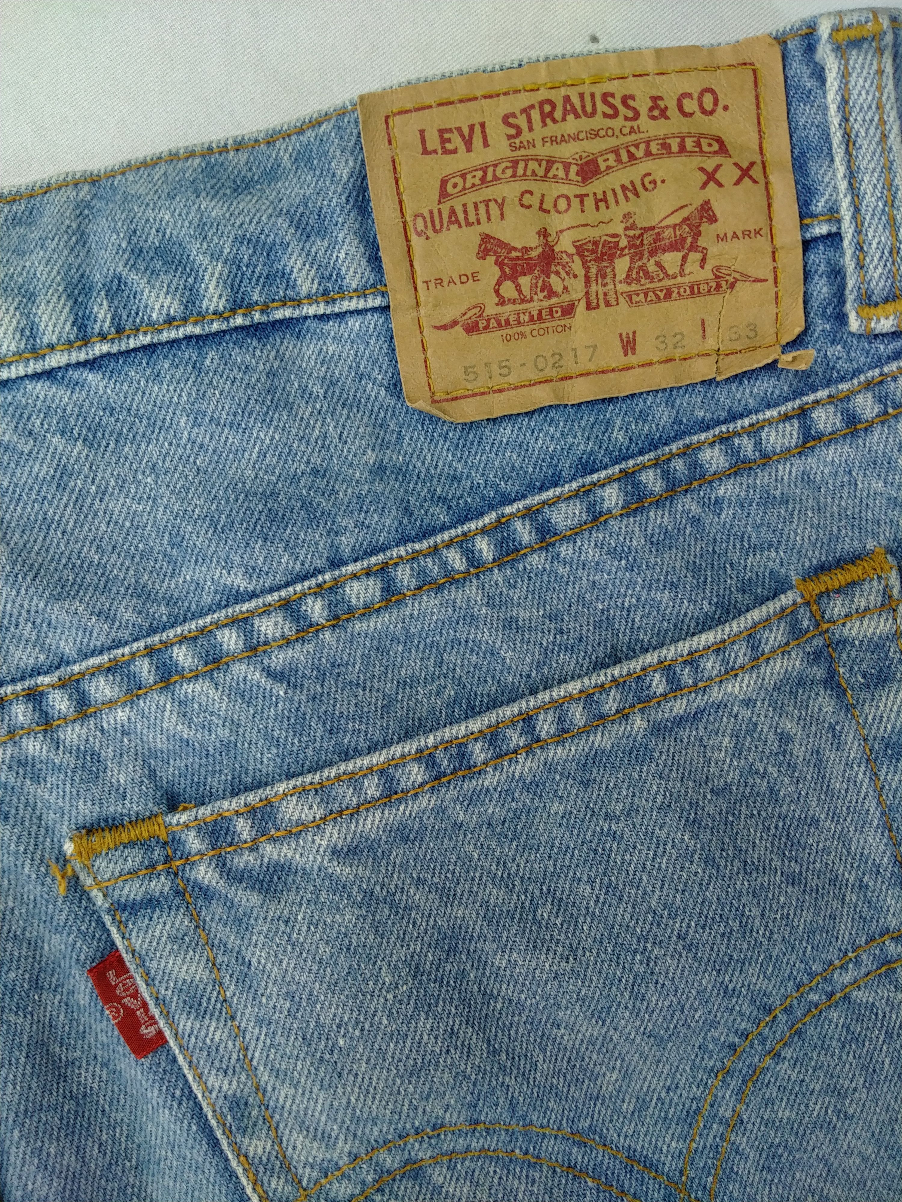 Levi's Blue Vintage Levi's 515 Jeans 30x31 Denim -JN898 Size US 30 / EU 46 - 9 Thumbnail