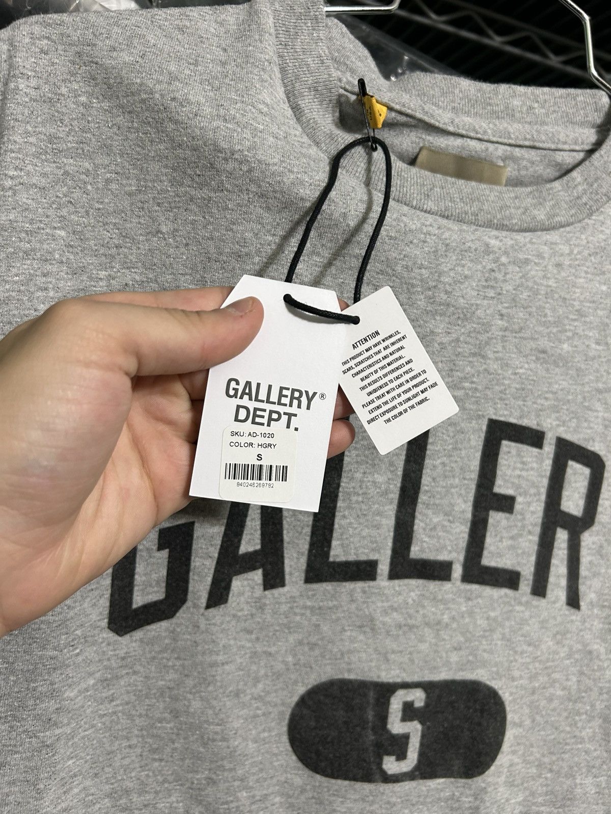 Gallery Dept. Gallery Dept Grey Logo Tee Brand new! Size US S / EU 44-46 / 1 - 3 Thumbnail