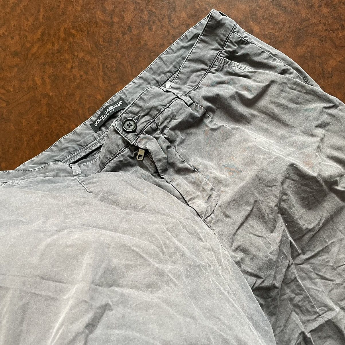 Dolce & Gabbana × If Six Was Nine Distress grey desert Dolce Gabbana shorts 90s old money Size US 32 / EU 48 - 4 Thumbnail