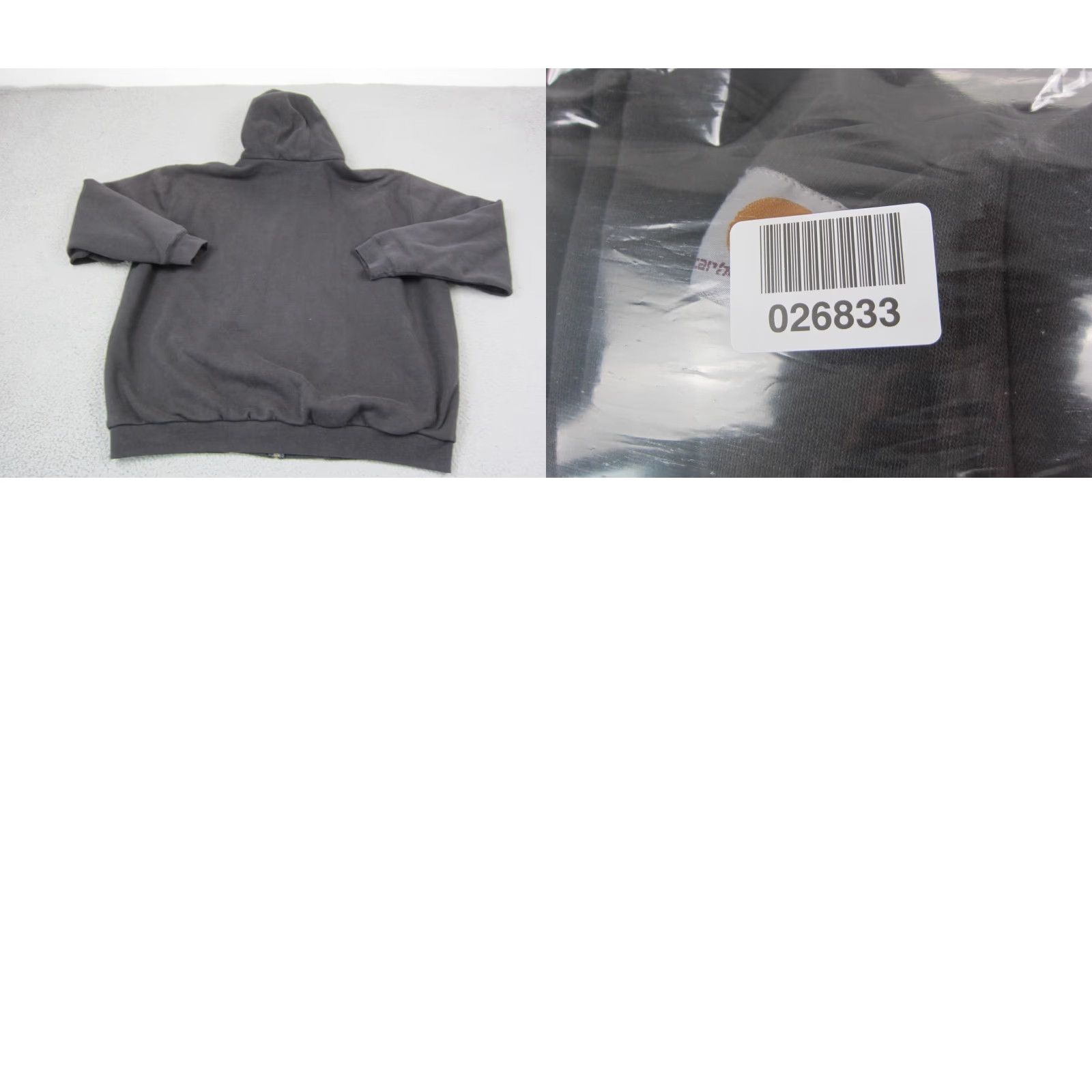Carhartt Carhartt Hoodie Mens 3XLT Black Full Zip Lined Hooded Logo Vintage No Size US XXL / EU 58 / 5 - 9 Thumbnail
