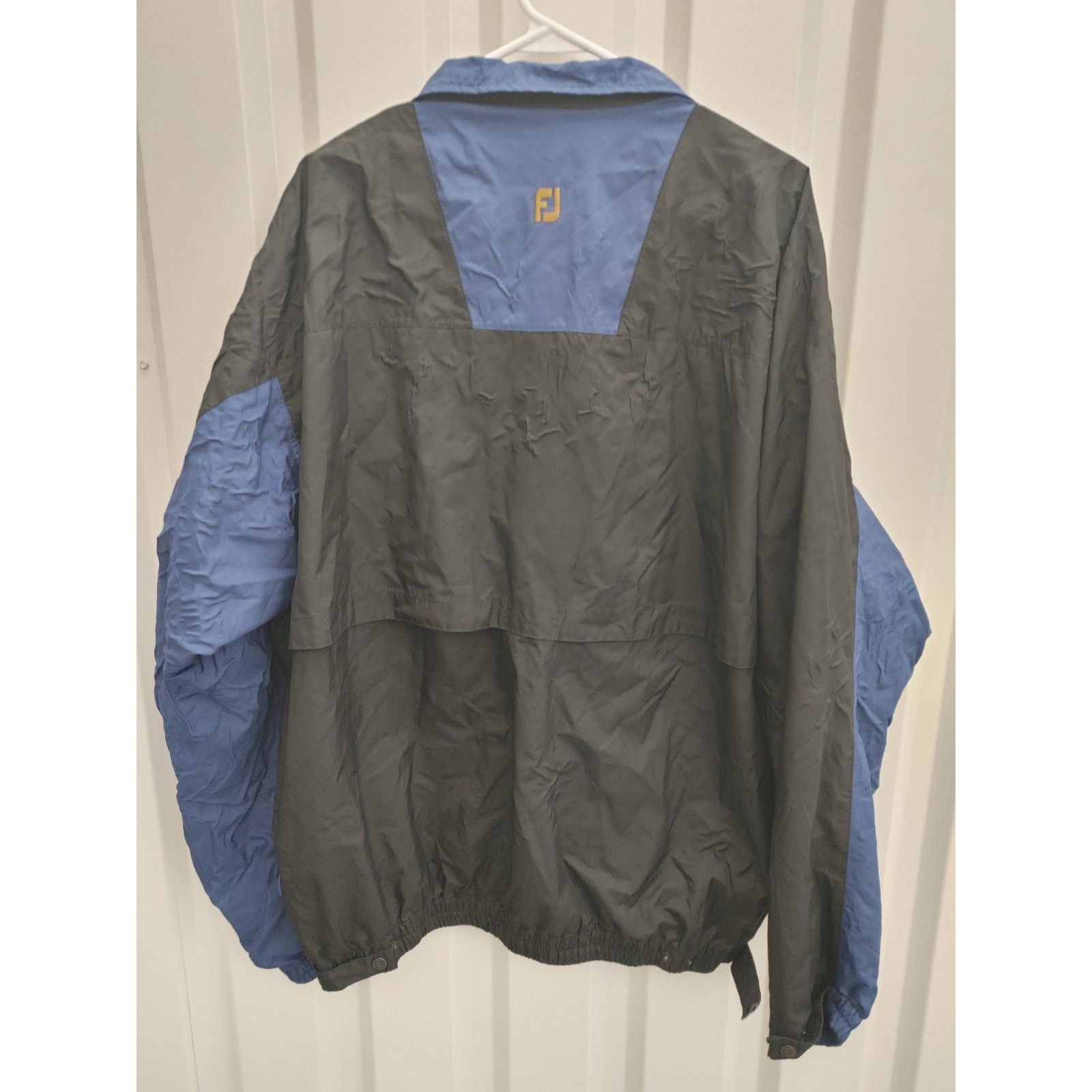 Footjoy DryJoys by Footjoy Men's Wind Jacket Golf Black Blue XL Size US XL / EU 56 / 4 - 6 Thumbnail