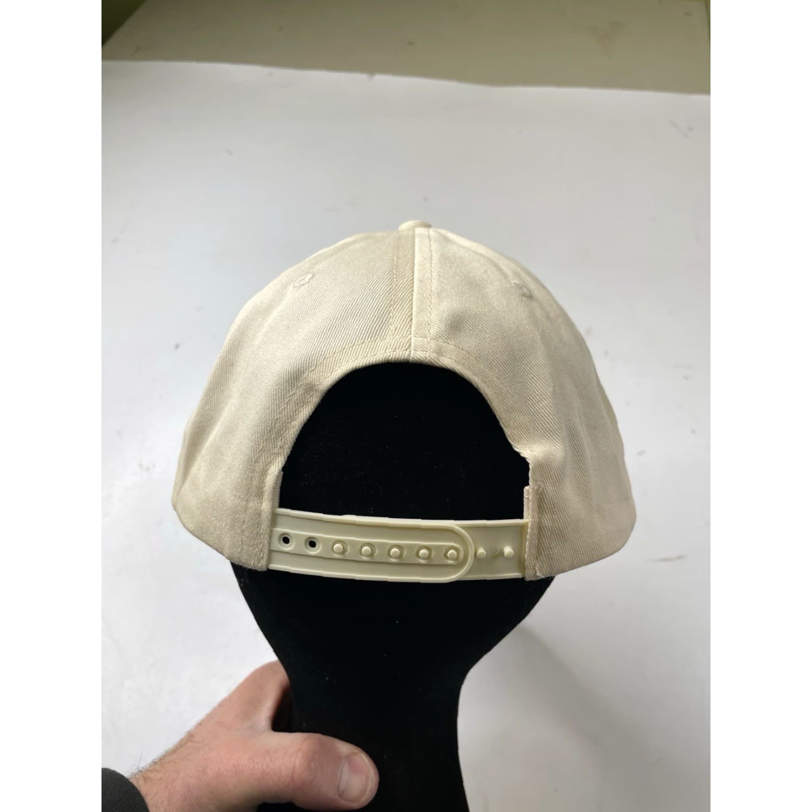 Madhappy Madhappy Snapback Hat Cap Unisex Adults One Size Beige Solid Adjustable Cotton Cap, Casual Classic Style Size ONE SIZE - 4 Thumbnail