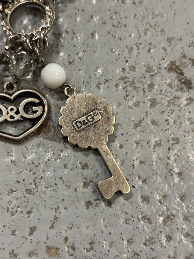 Dolce & Gabbana Dolce & Gabbana Silver Metal Charm Necklace Size ONE SIZE - 5 Thumbnail