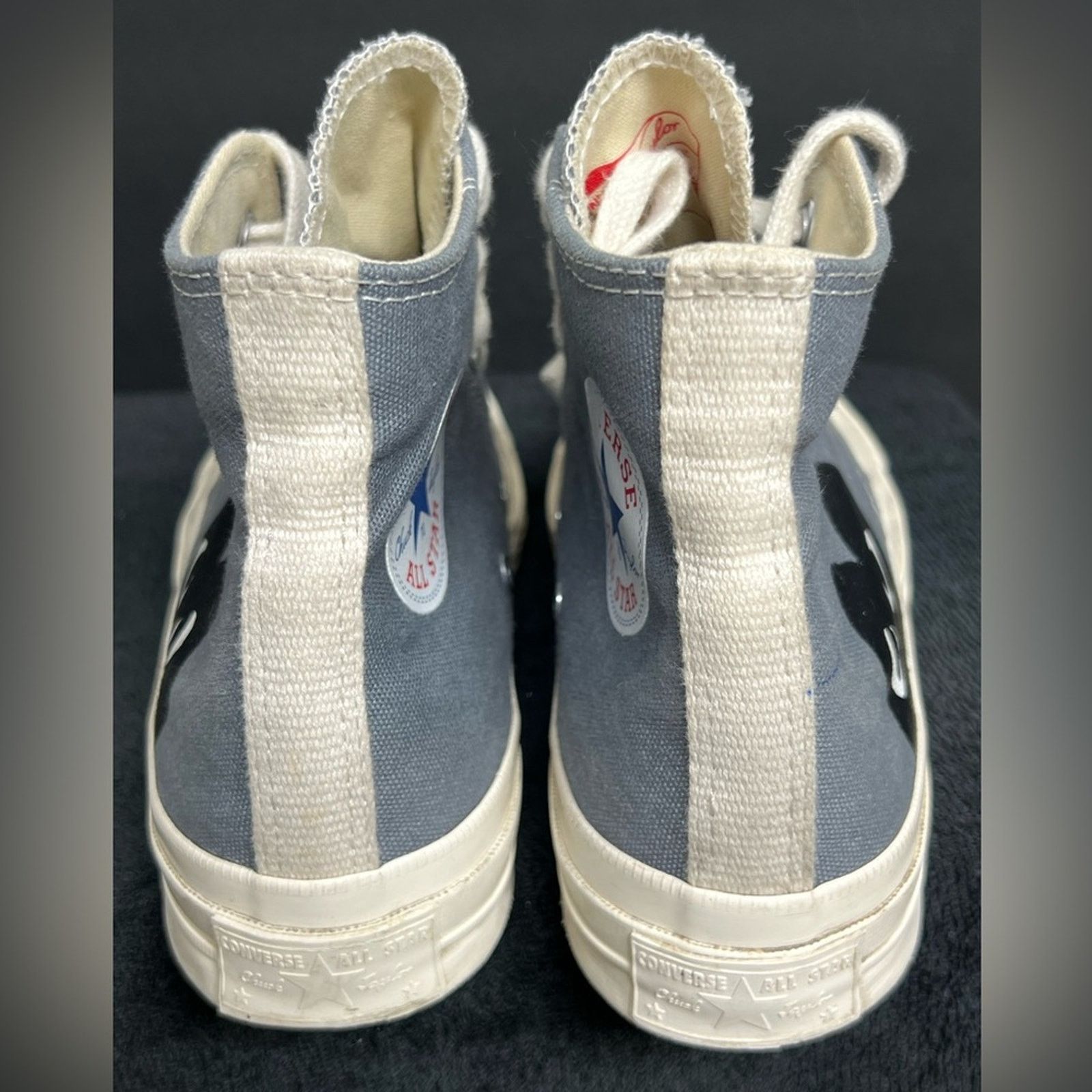Converse Converse Chuck 70 CDG Hi Top Sneakers Gray Comme Des Garcons Size US 7 / IT 37 - 6 Thumbnail