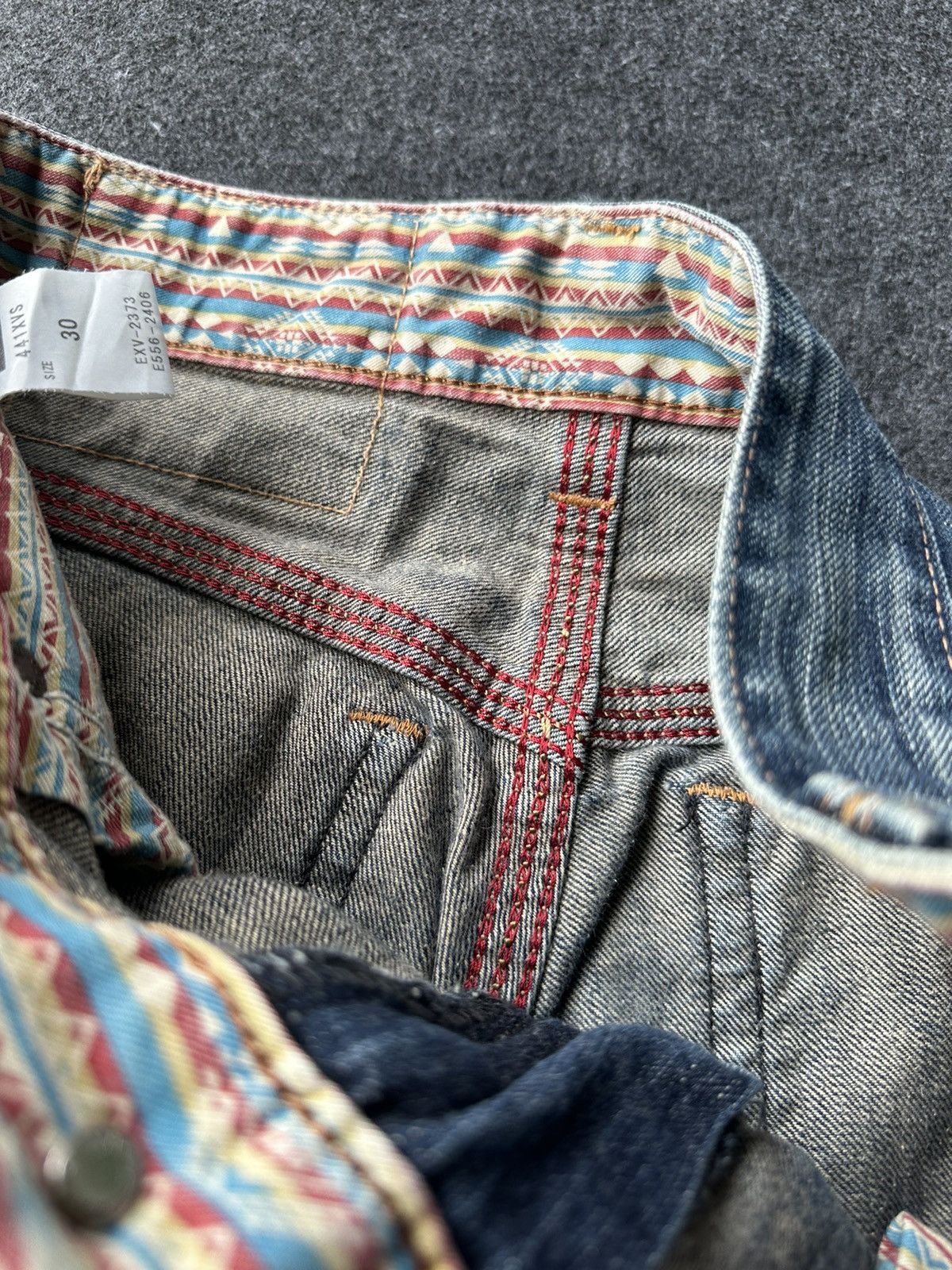 Edwin Vtg 90s Edwin Exclusive Distressed Denim 30x30 D222 Size US 30 / EU 46 - 19 Thumbnail