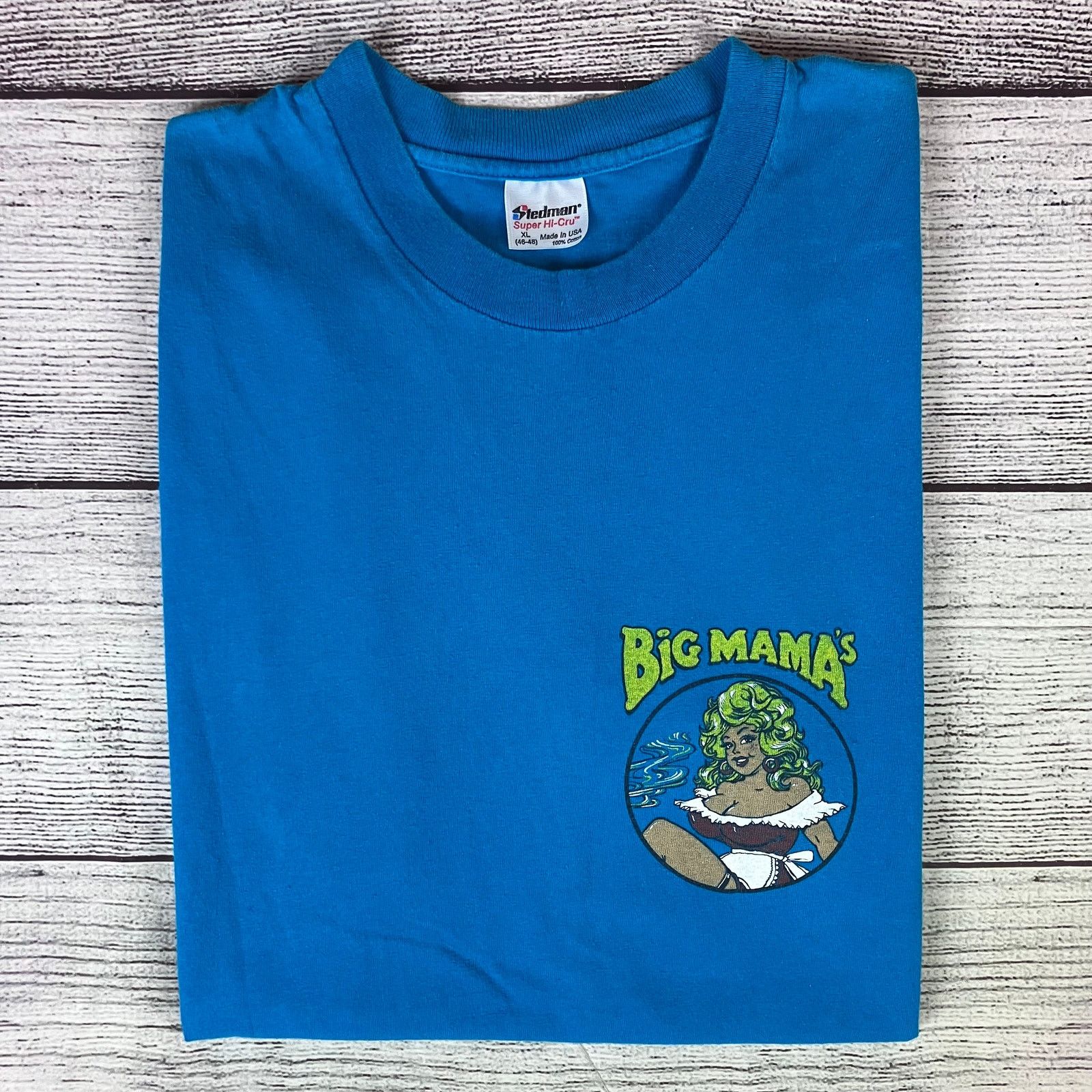 Vintage Vintage 1986 Big Mama's Truck Stop Single Stitch T-shirt Size US XL / EU 56 / 4 - 2 Thumbnail