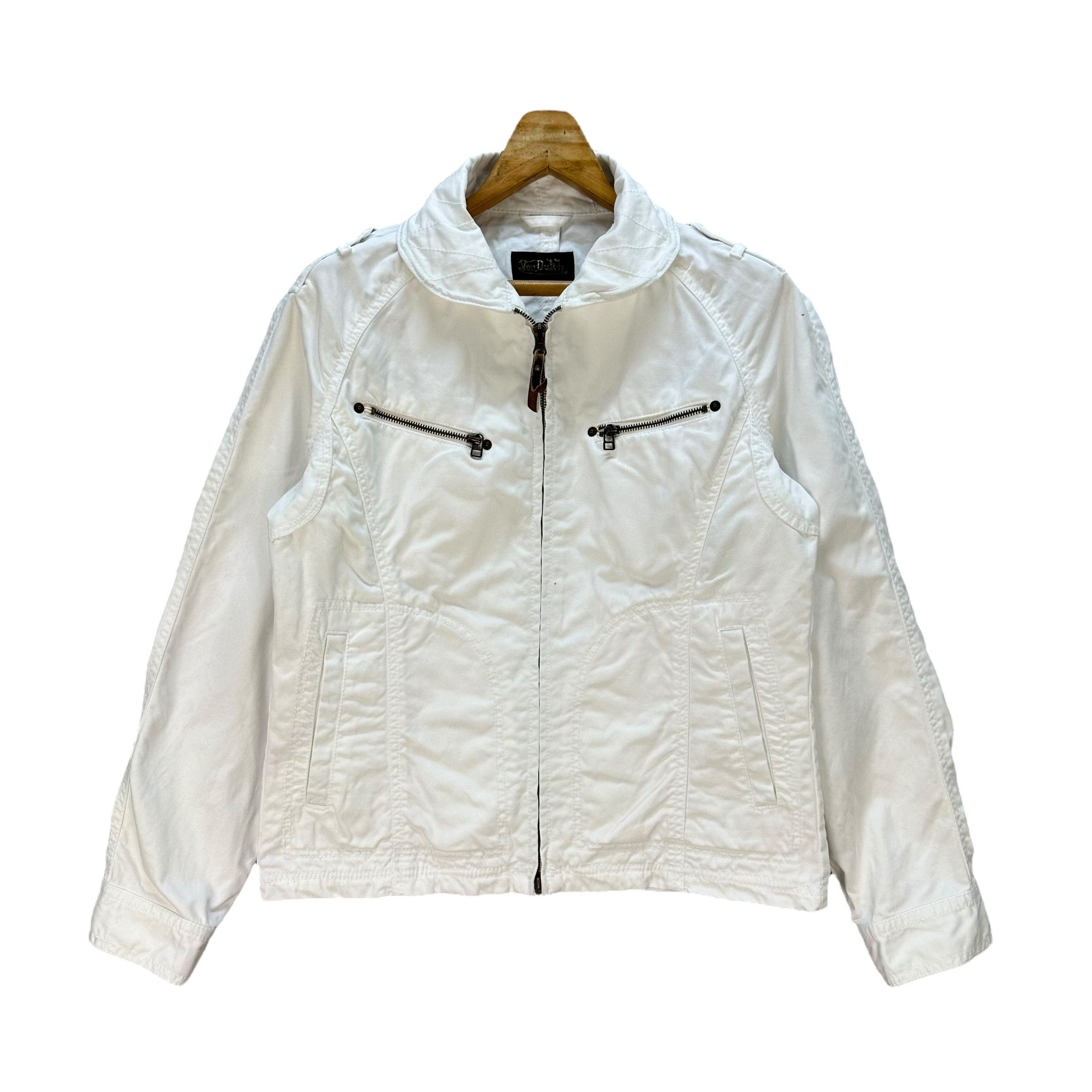 Von Dutch Vintage VON DUTCH 4 Pocket White Jacket #A74-1787 Size US L / EU 52-54 / 3 - 1 Thumbnail