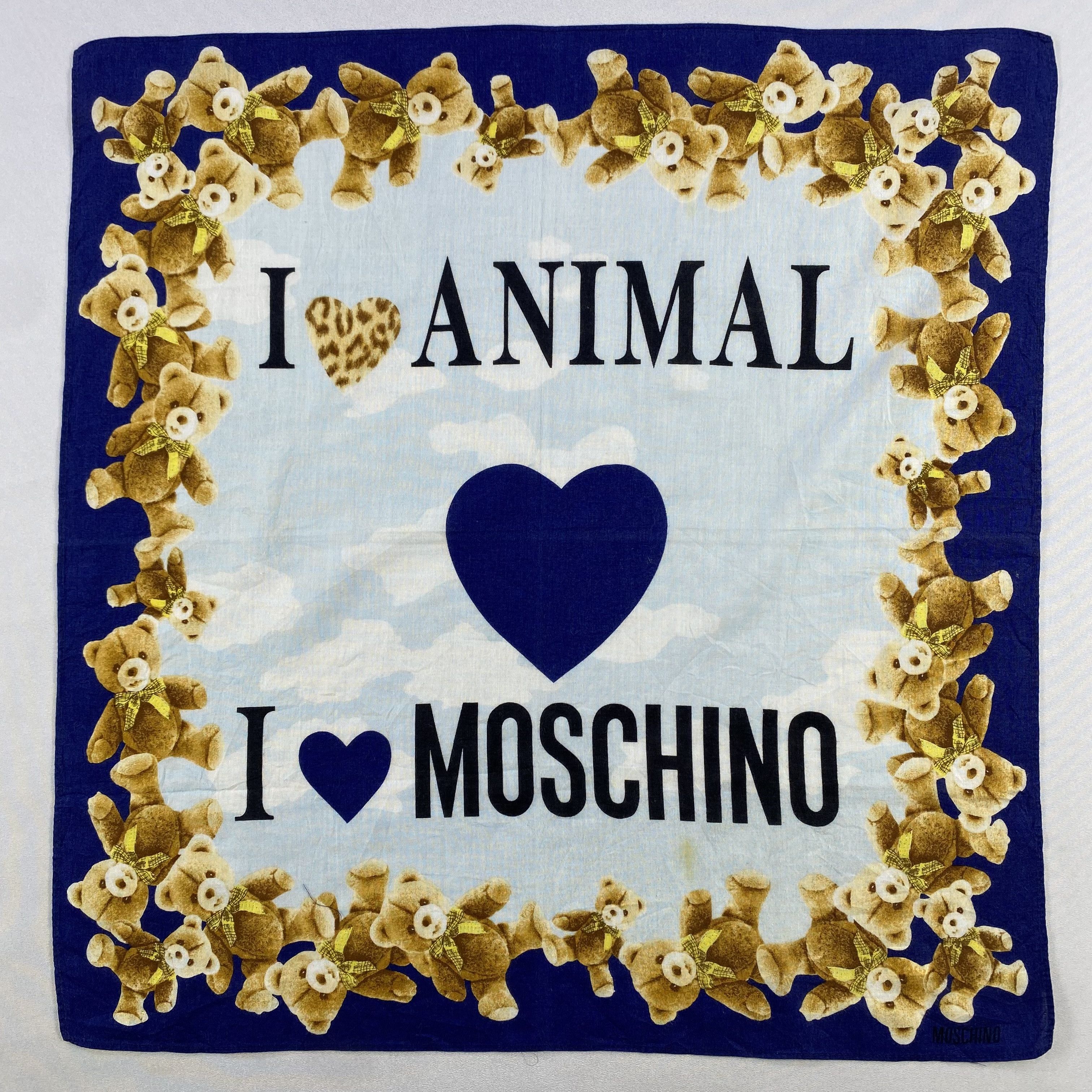Vintage Moschino Bandana/ Handkerchief / Neckerchief Size ONE SIZE - 1 Thumbnail