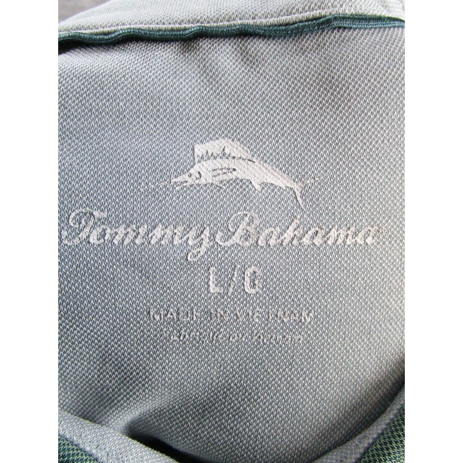 Tommy Bahama Tommy Bahama Polo Shirt Mens Large Green Golf Knit Shirt Size US L / EU 52-54 / 3 - 2 Thumbnail