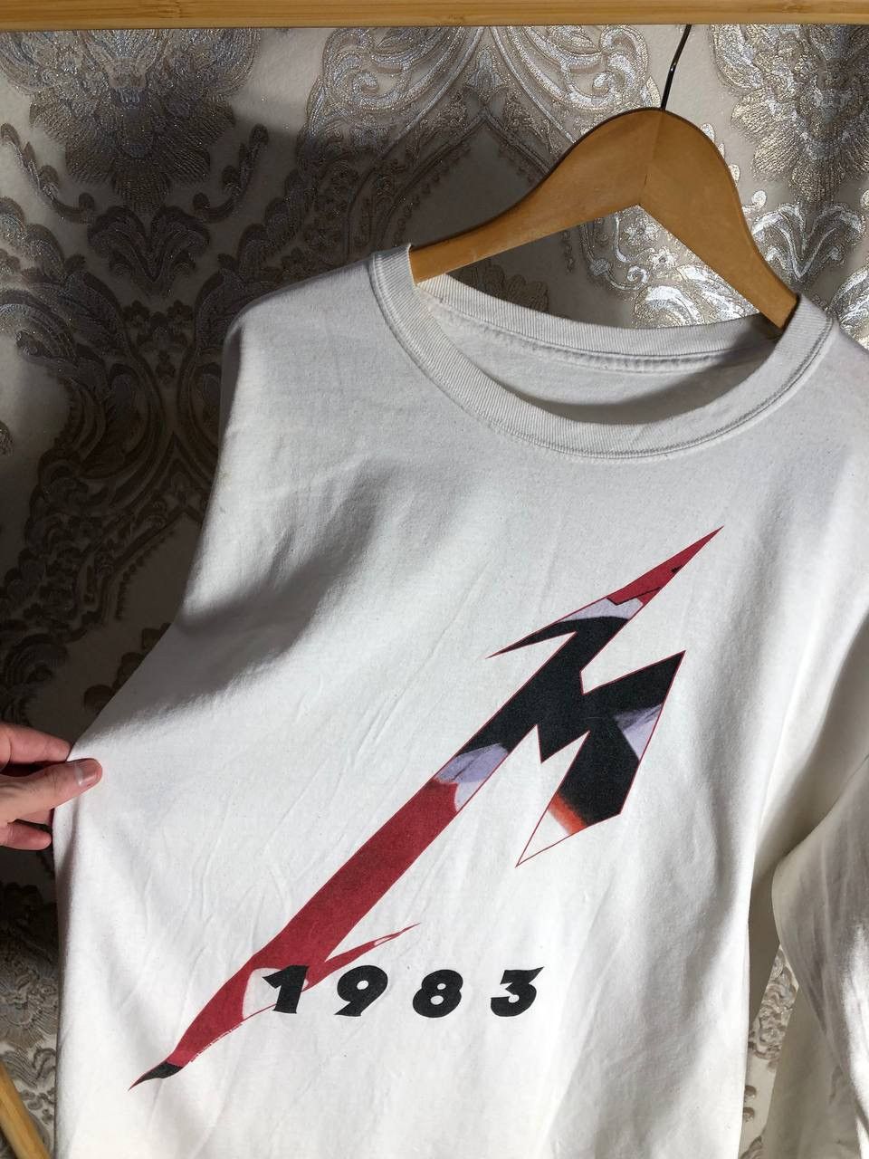 Band Tees × Vintage VERY RARE METALLICA DOUBLE PRINTED LONG SLEEVE 1983 Y2K 90s Size US XXL / EU 58 / 5 - 2 Thumbnail