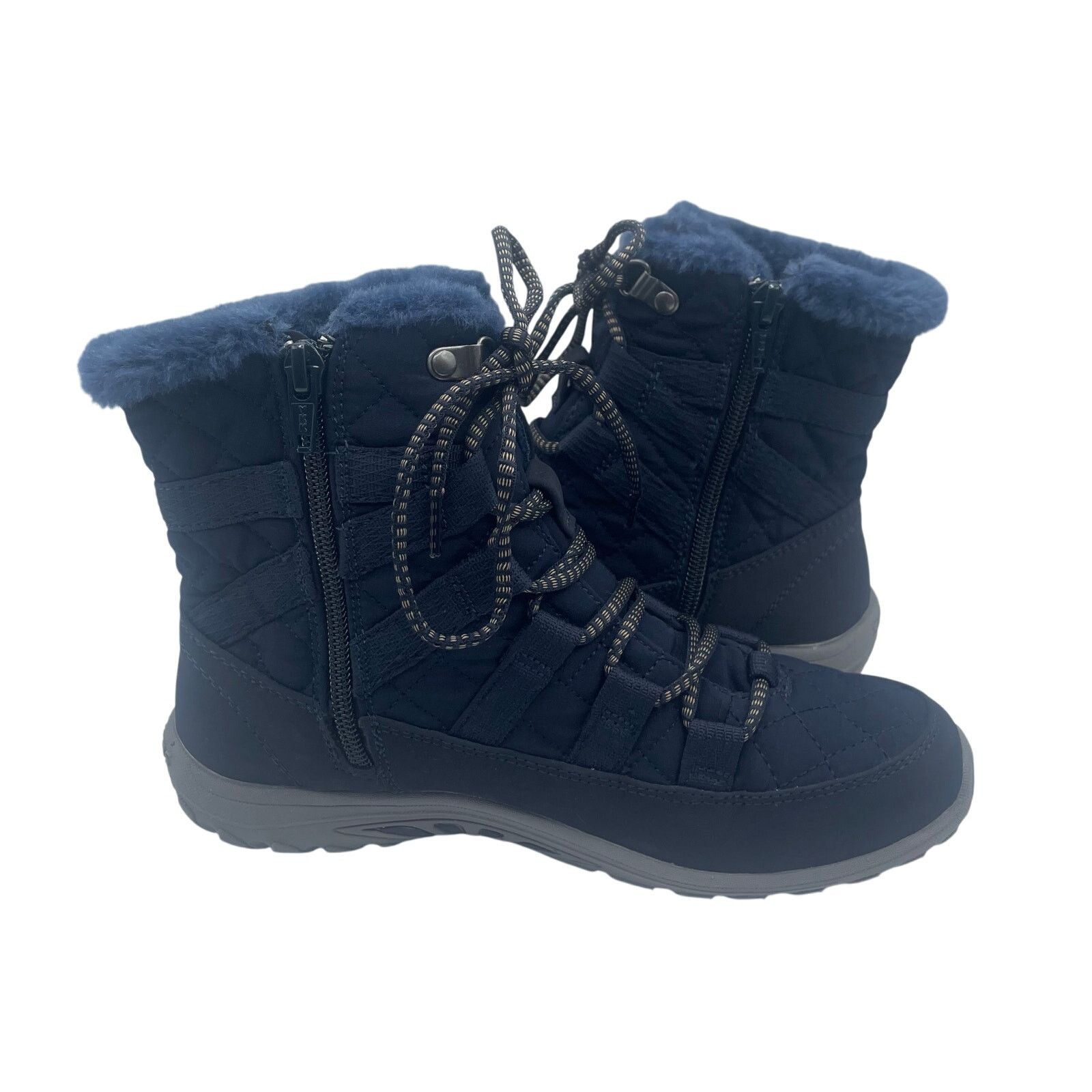 SKECHERS Skechers Reggae Fest Moro Rock Faux Fur Lined Booties Navy 6 Size US 6 / IT 36 - 5 Thumbnail