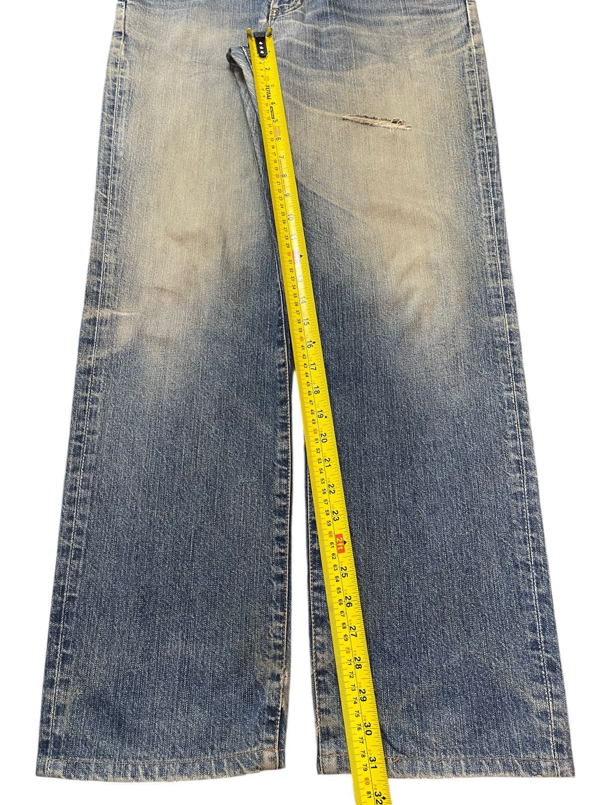 Edwin Vintage Edwin 503 Mud Wash Faded Style Loose Jeans Size US 32 / EU 48 - 14 Thumbnail