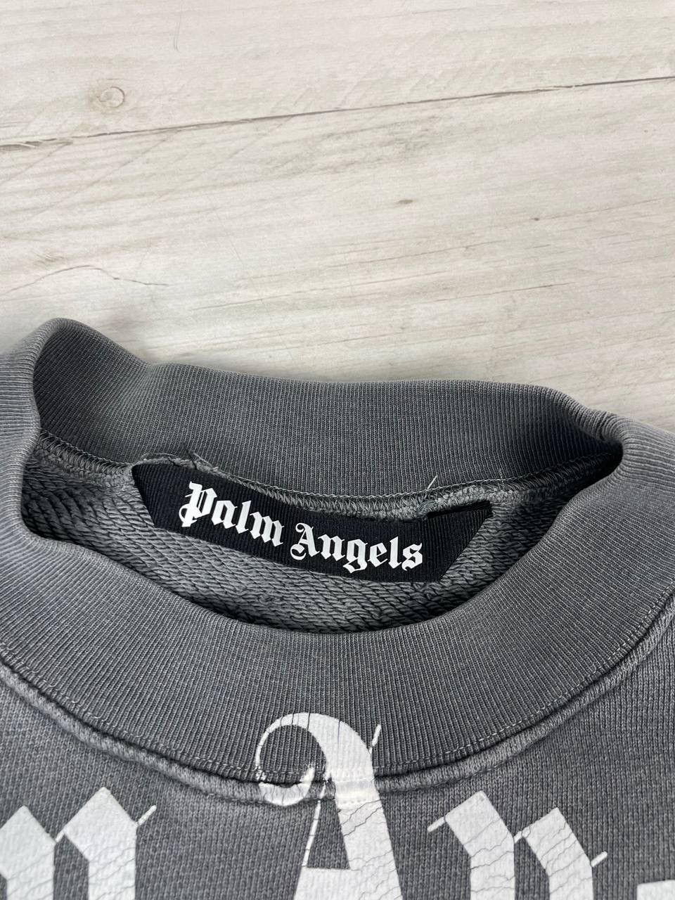 Palm Angels Palm Angels CURVED LOGO SWEATSHIRT Size US S / EU 44-46 / 1 - 9 Thumbnail