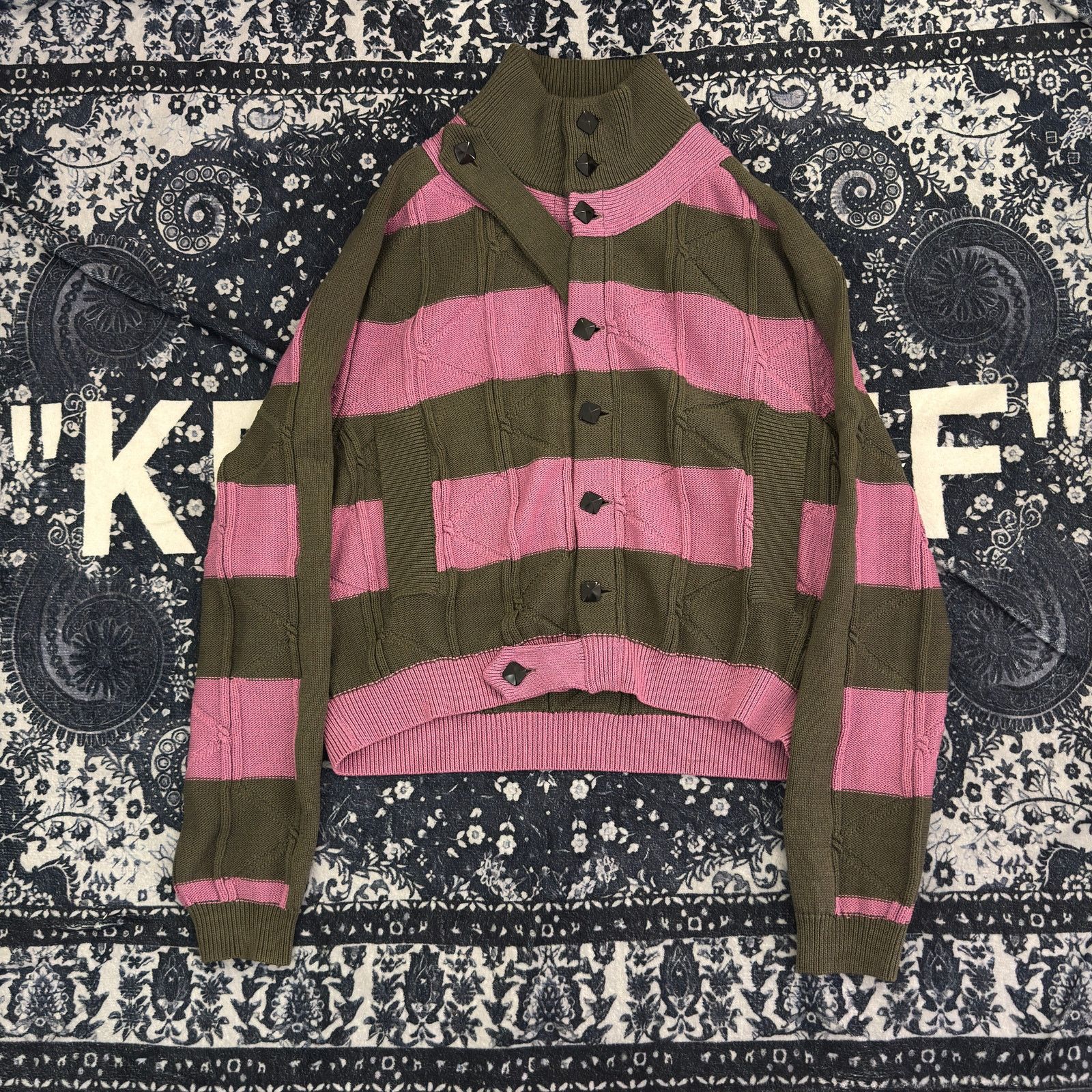 KIKO KOSTADINOV 24ss merli カーディガン　44 Kiko Kostadinov Men's' Merli Twinset Cardigan in Blue | LN-CC®