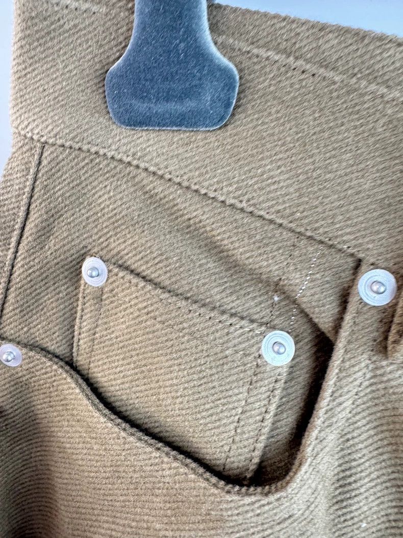 Rick Owens Rick owens Khaki Bolan banana jeans with side zip jeans Size US 31 - 3 Thumbnail