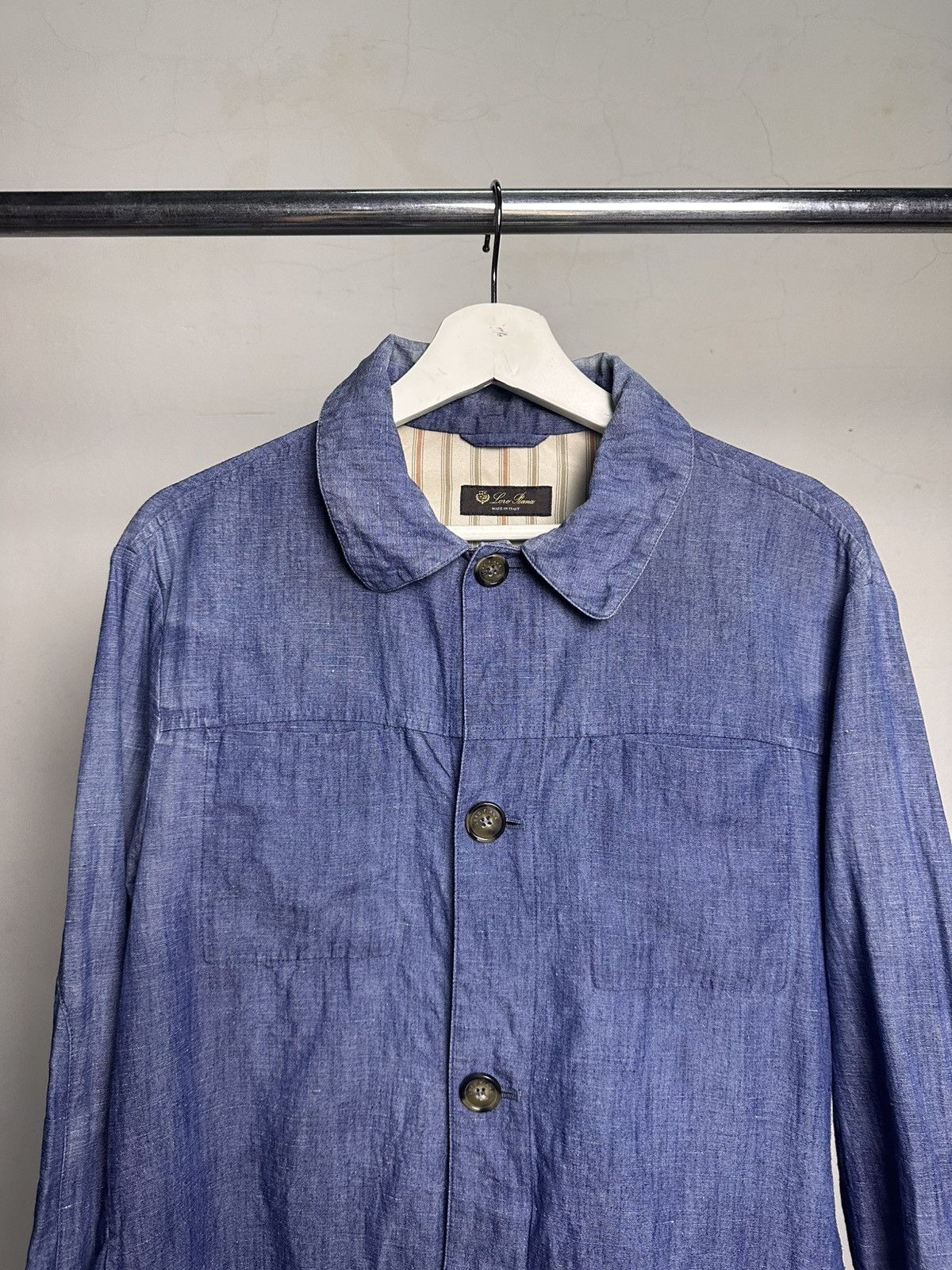 Loro Piana Loro Piana Cotton Boxy Overshirt Jacket Size US S / EU 44-46 / 1 - 2 Thumbnail