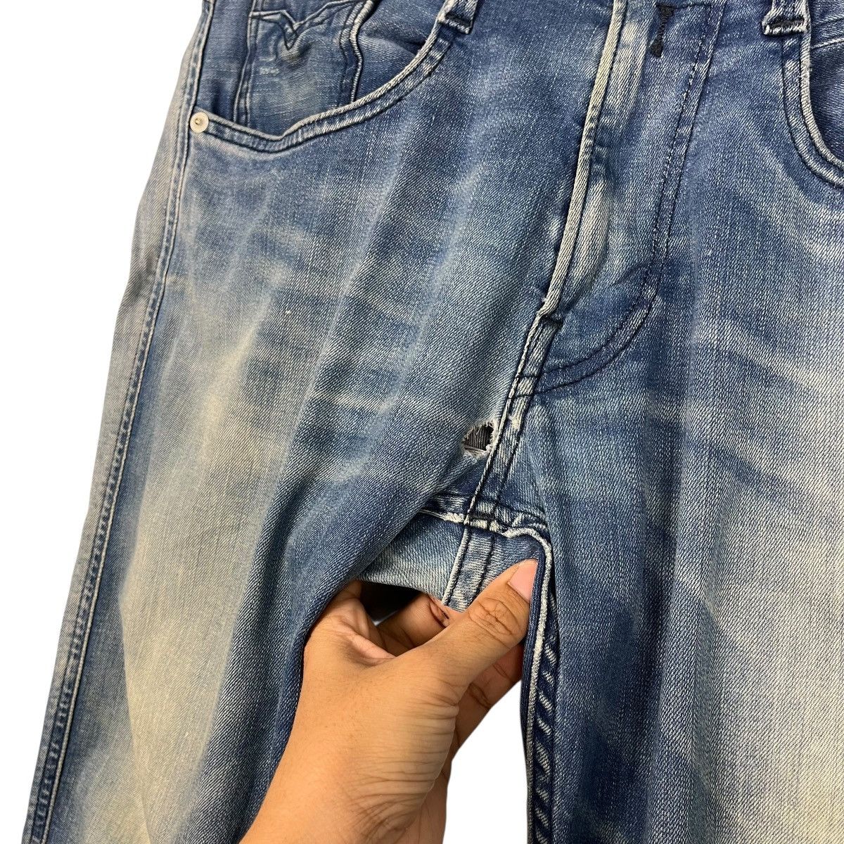 Replay Vintage Replay Distressed Denim Jeans Size US 32 / EU 48 - 13 Thumbnail