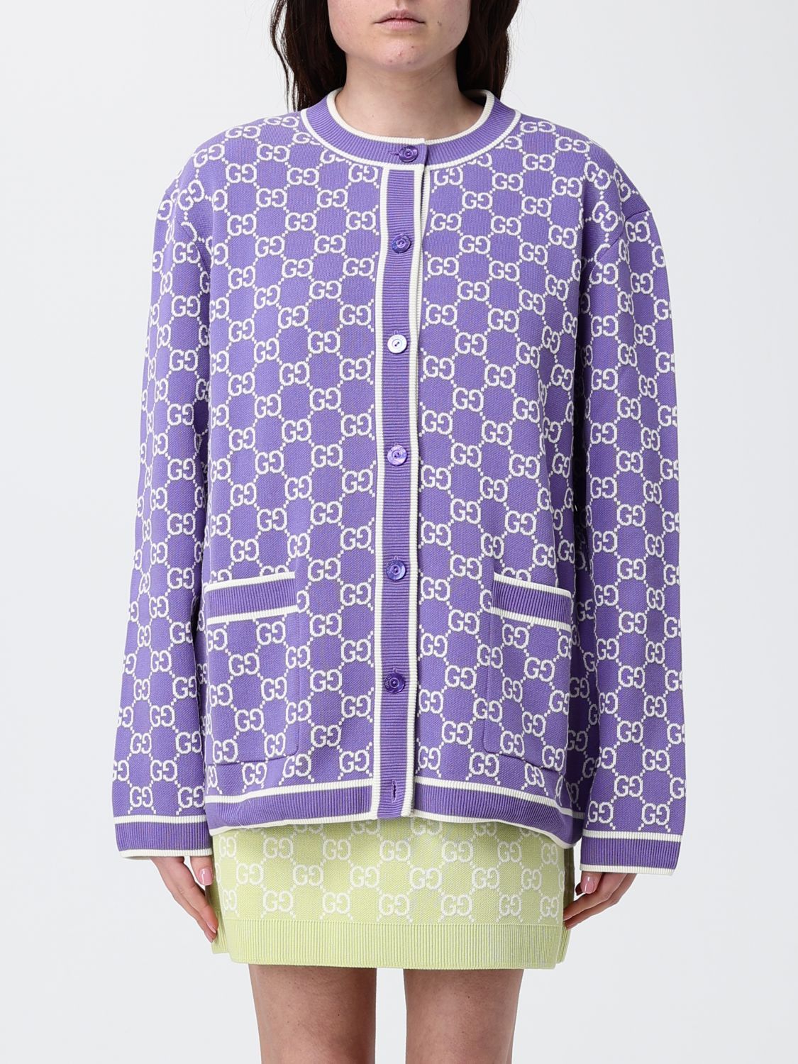 Gucci Gucci Sweater Woman Violet Size M / US 6-8 / IT 42-44 - 1 Thumbnail