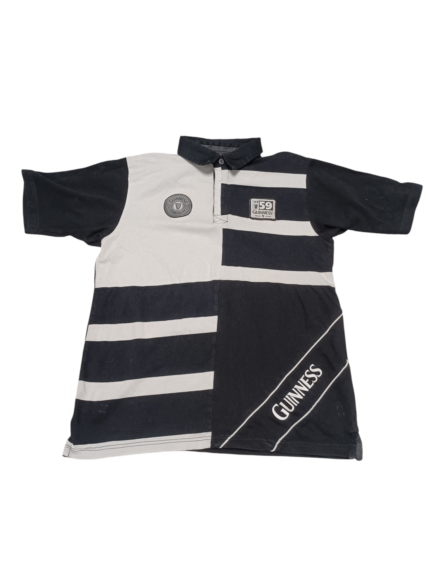 Cotton Traders GUINNESS OFFICIAL MERCH FIRE EMBROIDERED LOGO POLO SHIRT Size US L / EU 52-54 / 3 - 1 Thumbnail