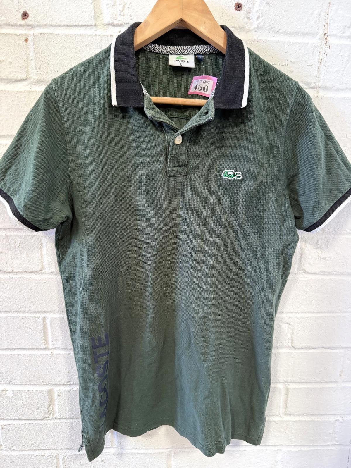 Lacoste Lacoste Men’s Polo Shirt - Stylish Classic Green Size US L / EU 52-54 / 3 - 1 Thumbnail