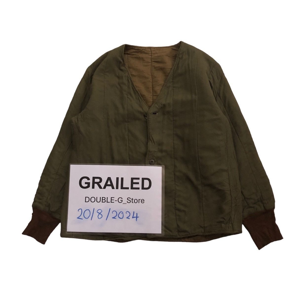 Vintage 📌VINTAGE BIKER JACKET QUILTED MILITARY BUZZ RICKSON Size US M / EU 48-50 / 2 - 1 Thumbnail