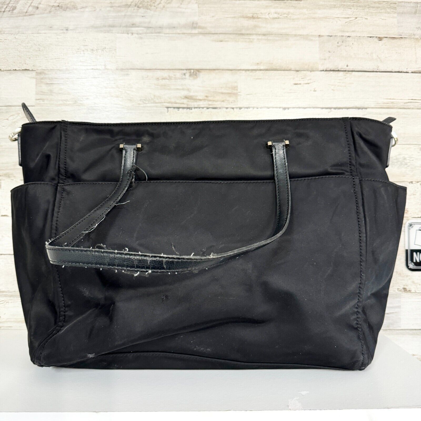 Kate Spade Kate Spade Canvas Side Pocket Diaper Bag Multi Pocket Medium Size ONE SIZE - 7 Thumbnail