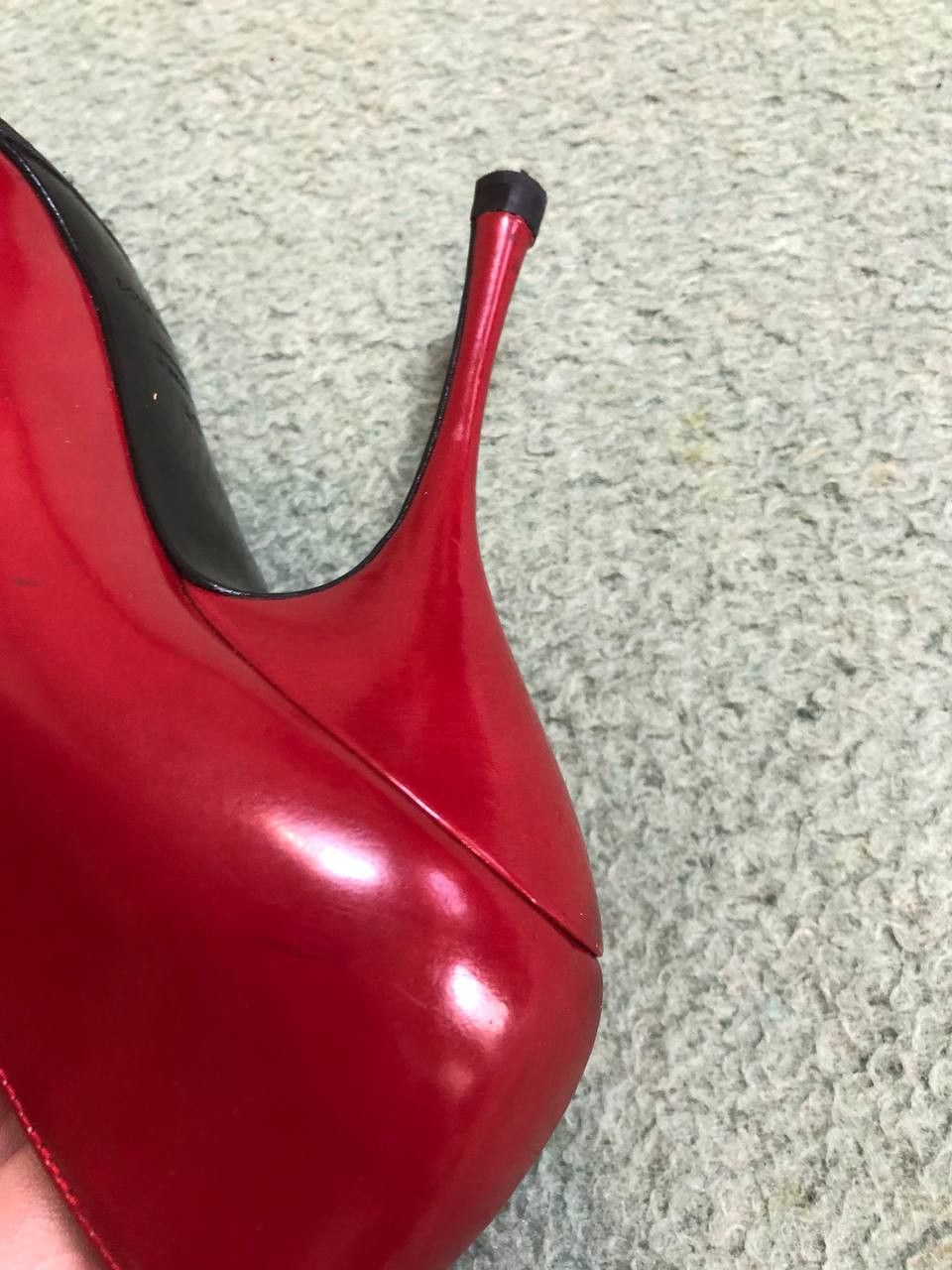 Dolce & Gabbana DOLCE & GABBANA Shoes Leather Heel 40 Red WOMENS Size US 10 / IT 40 - 9 Thumbnail