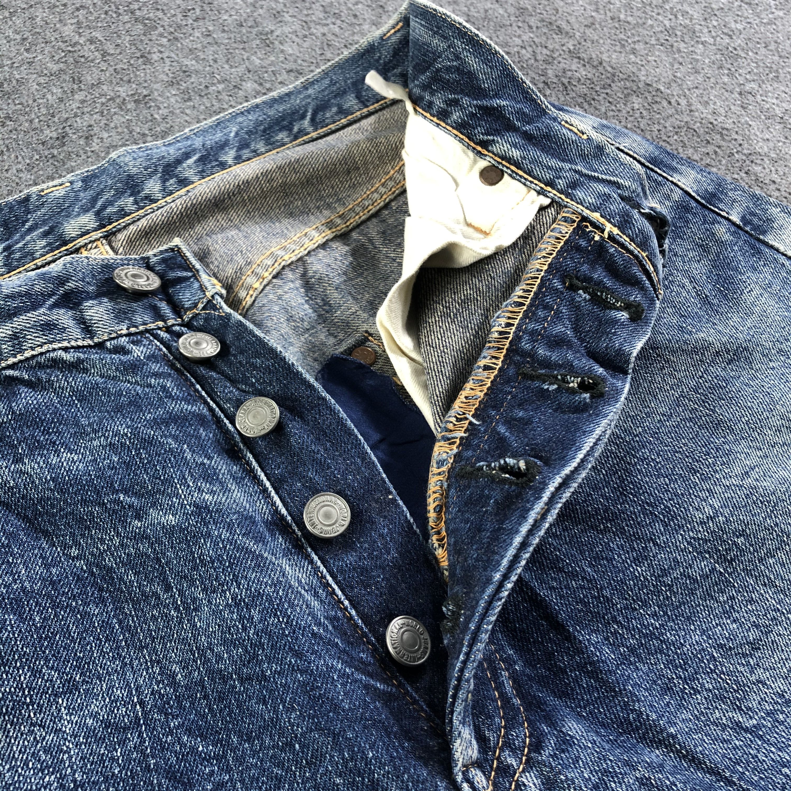 Japanese Brand × Vintage Vintage Bsc Japan Redline Jeans-J2949 Size US 30 / EU 46 - 9 Thumbnail