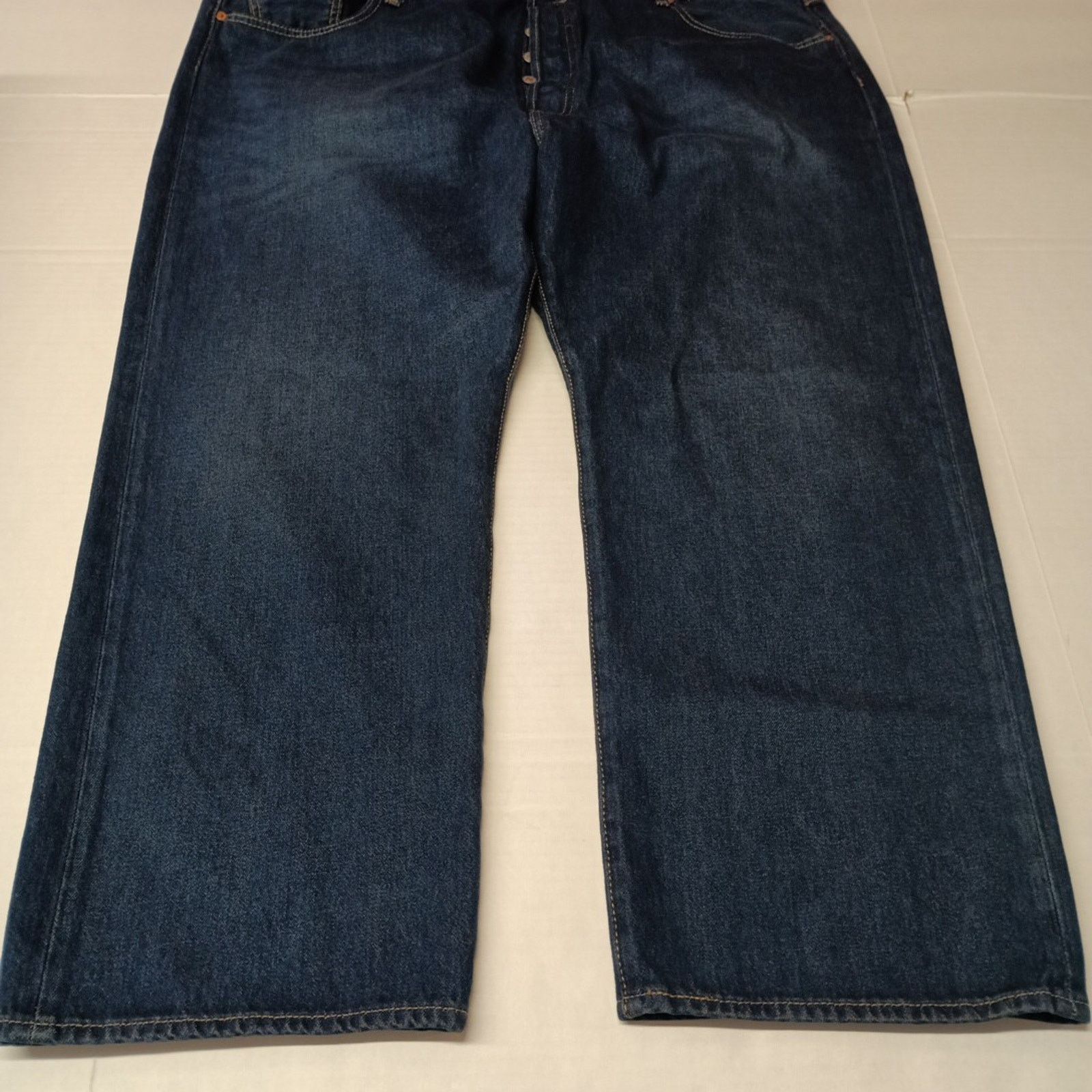 Levi's Levi's 501 Original Jeans Men 46x30 Blue Button Fly Straight Size US 44 / EU 60 - 3 Thumbnail