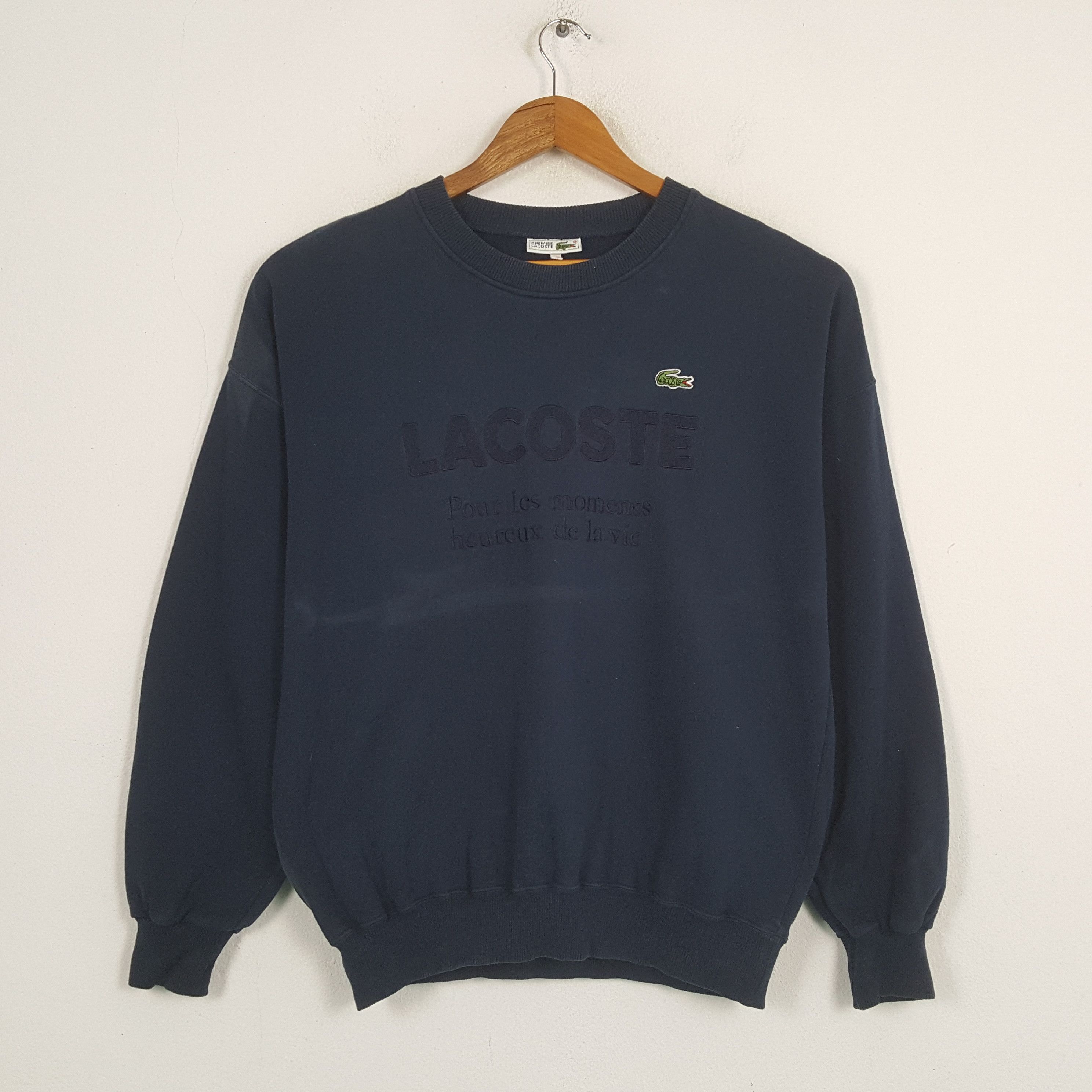 Vintage LACOSTE Sun Faded Style Sweatshirt C290N26