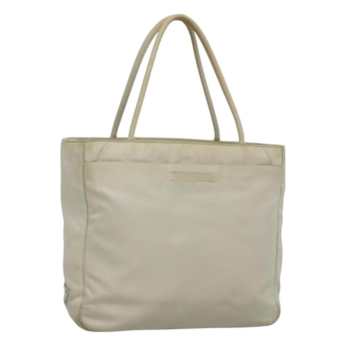 Prada PRADA Hand Bag Nylon White Size ONE SIZE - 1 Thumbnail