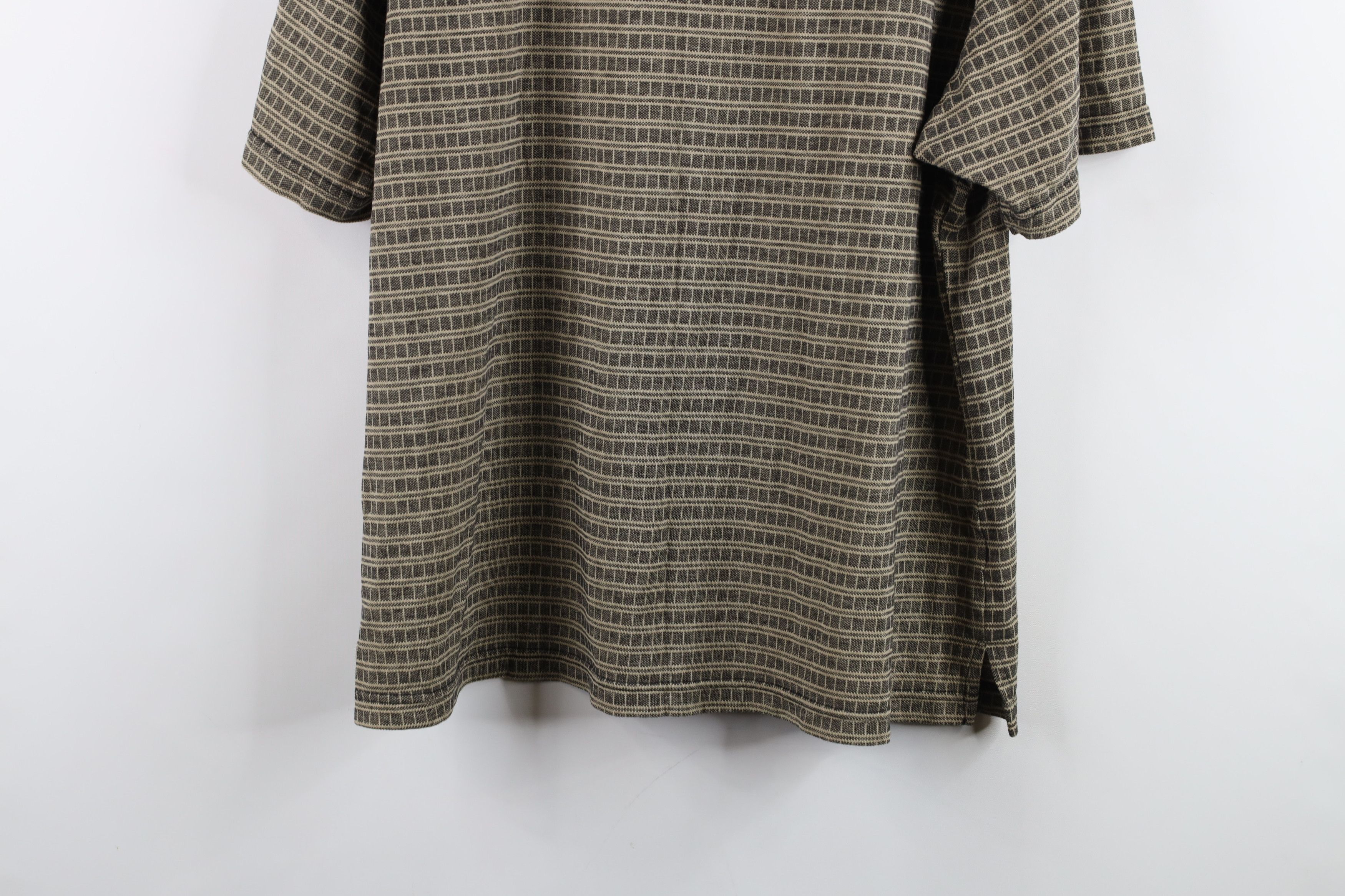 Vintage Vintage 90s Streetwear Striped Knit Collared Golf Polo Shirt Size US L / EU 52-54 / 3 - 11 Thumbnail