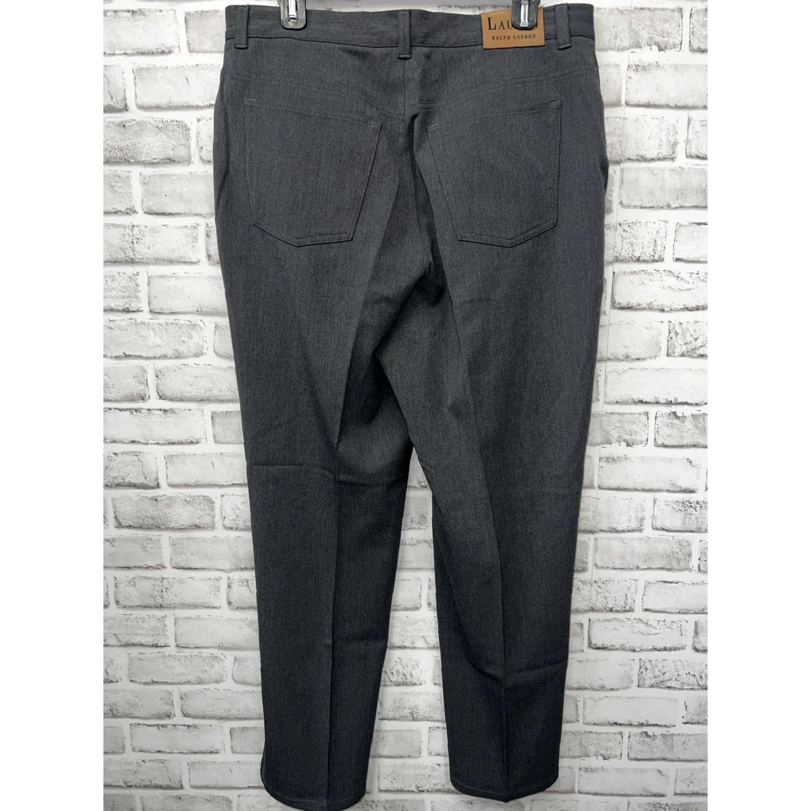 Ralph Lauren Lauren Ralph Lauren Dress Pants Women gray 14W 29in Size 14 Dress Pants Womens Size 36" / US 14 / IT 50 - 4 Thumbnail