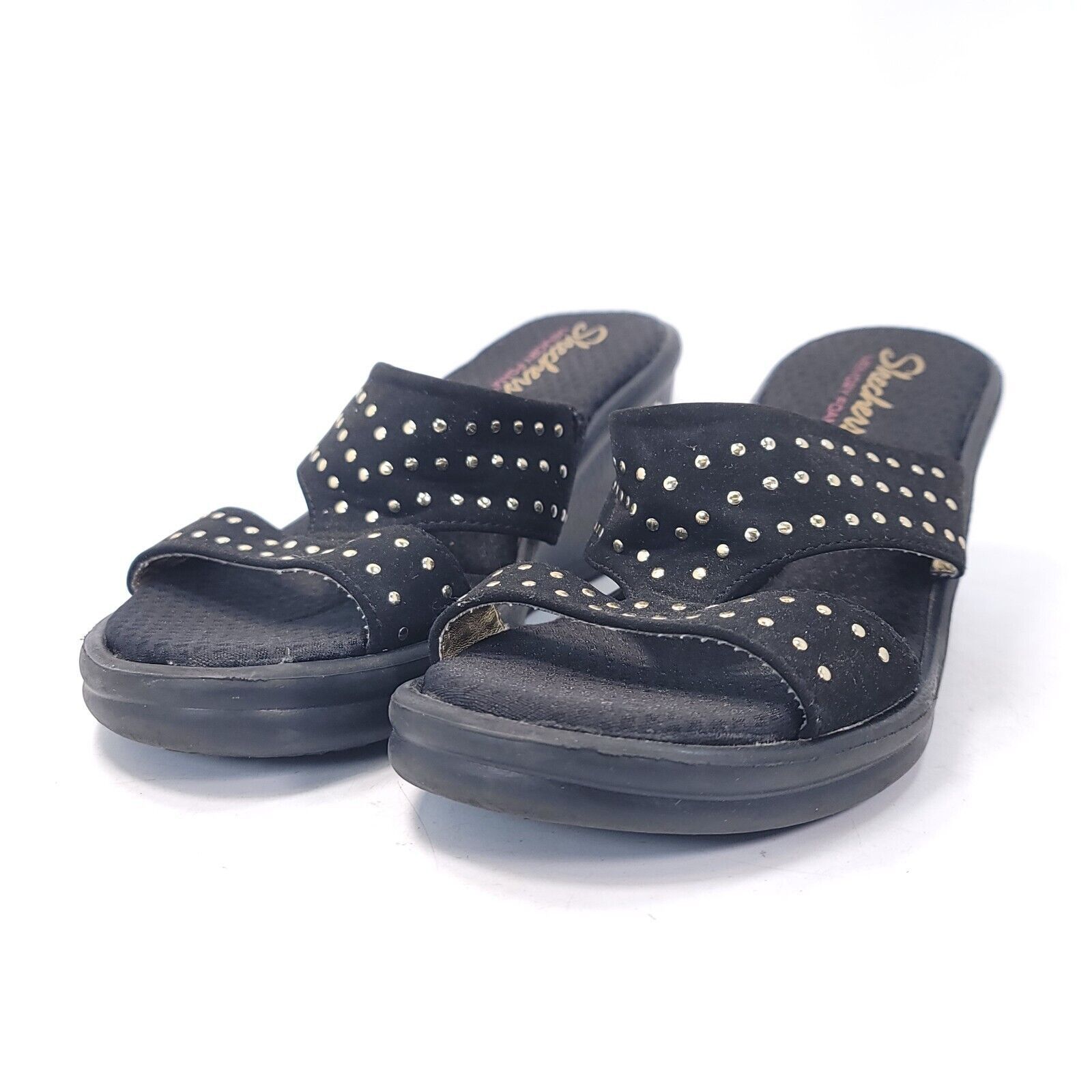 Sam Edelman Skechers Memory Foam Slide Sandal Women Size 8 38466TX Black Size US 8 / IT 38 - 1 Thumbnail