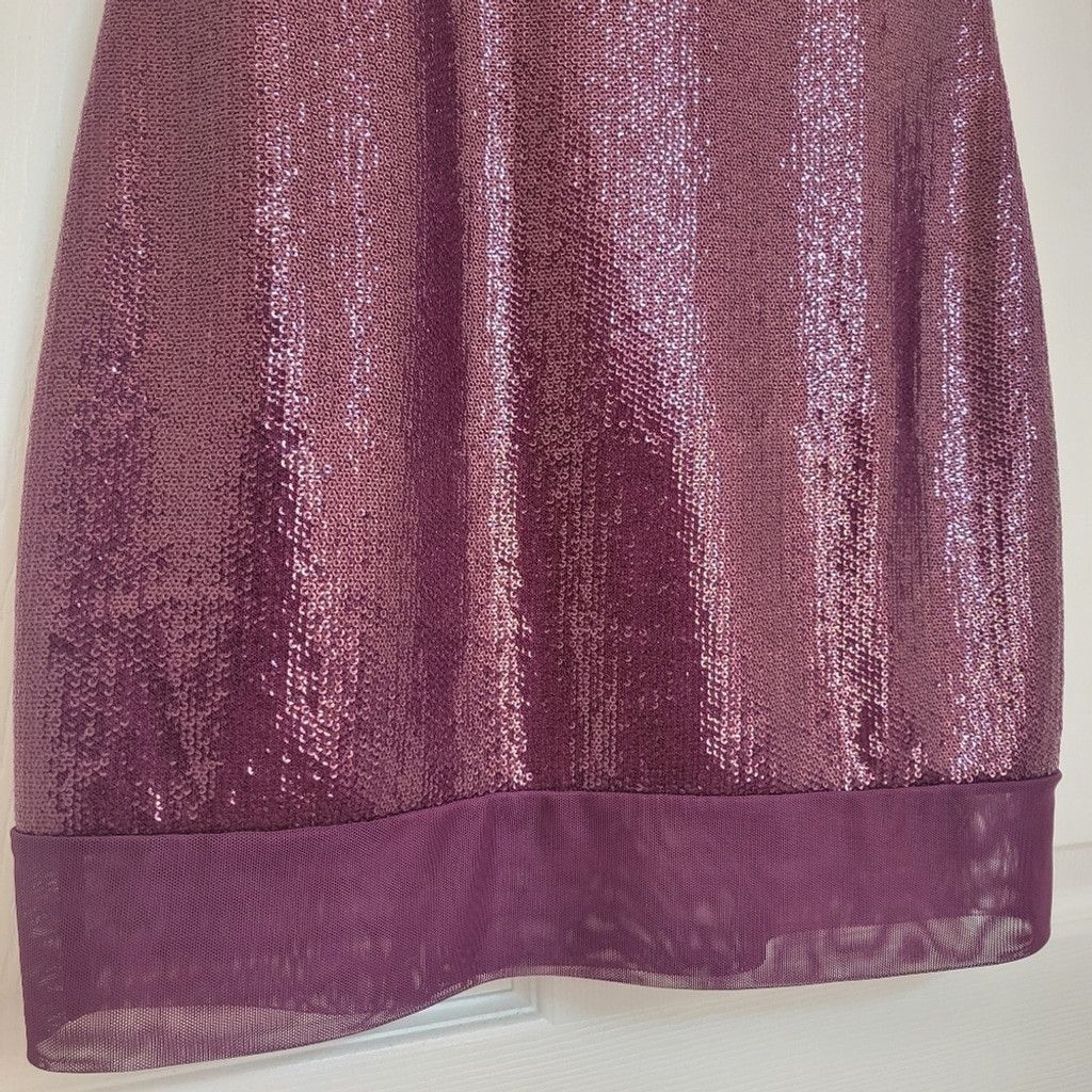 Other BCBGMAXAZRIA - Large Barlow Mulberry Dress Purple Size L / US 10 / IT 46 - 10 Thumbnail