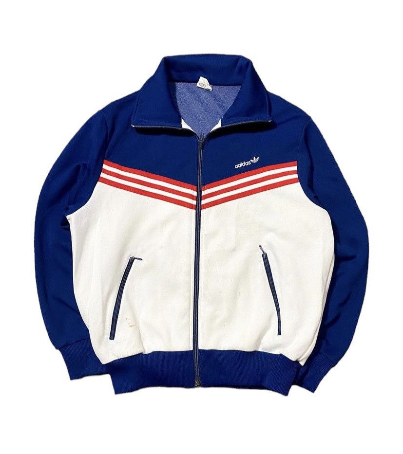 Vintage Adidas trefoil tracktop made in germany