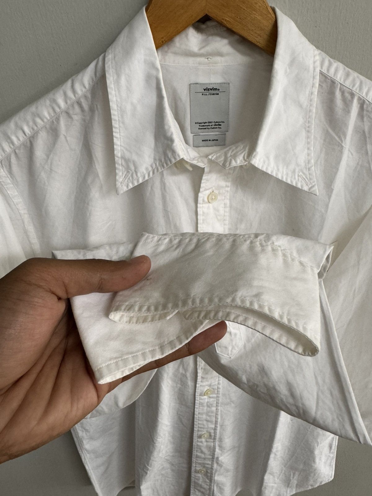 Visvim VISVIM STAR LOGO POCKET WHITE LONGSHIRT Size US L / EU 52-54 / 3 - 5 Thumbnail