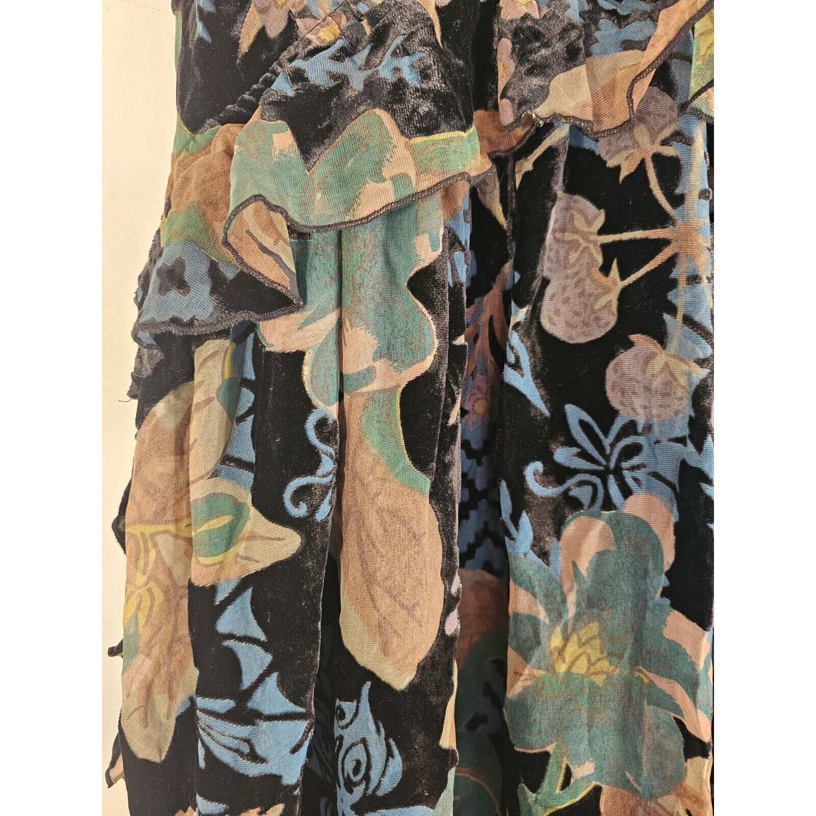 Other Chelsea and Violet Womens Dark Floral Dress Gothic Vintage Size XS / US 0-2 / IT 36-38 - 12 Thumbnail