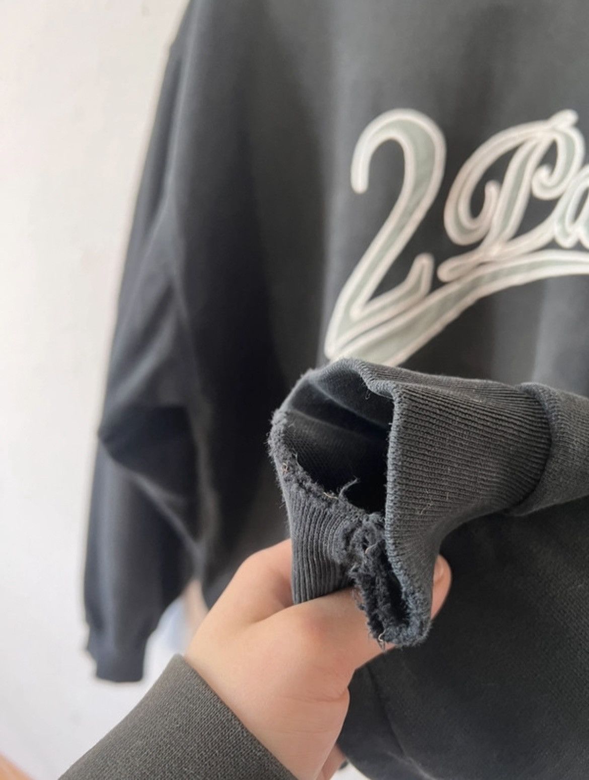 Band Tees × Rap Tees × Vintage sweatshirt 2pac yk2 vintage Size US XXL / EU 58 / 5 - 5 Thumbnail