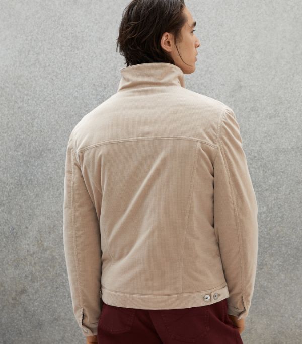 Brunello Cucinelli 0924 Goose Padded Jacket in Light Beige Size US S / EU 44-46 / 1 - 6 Thumbnail