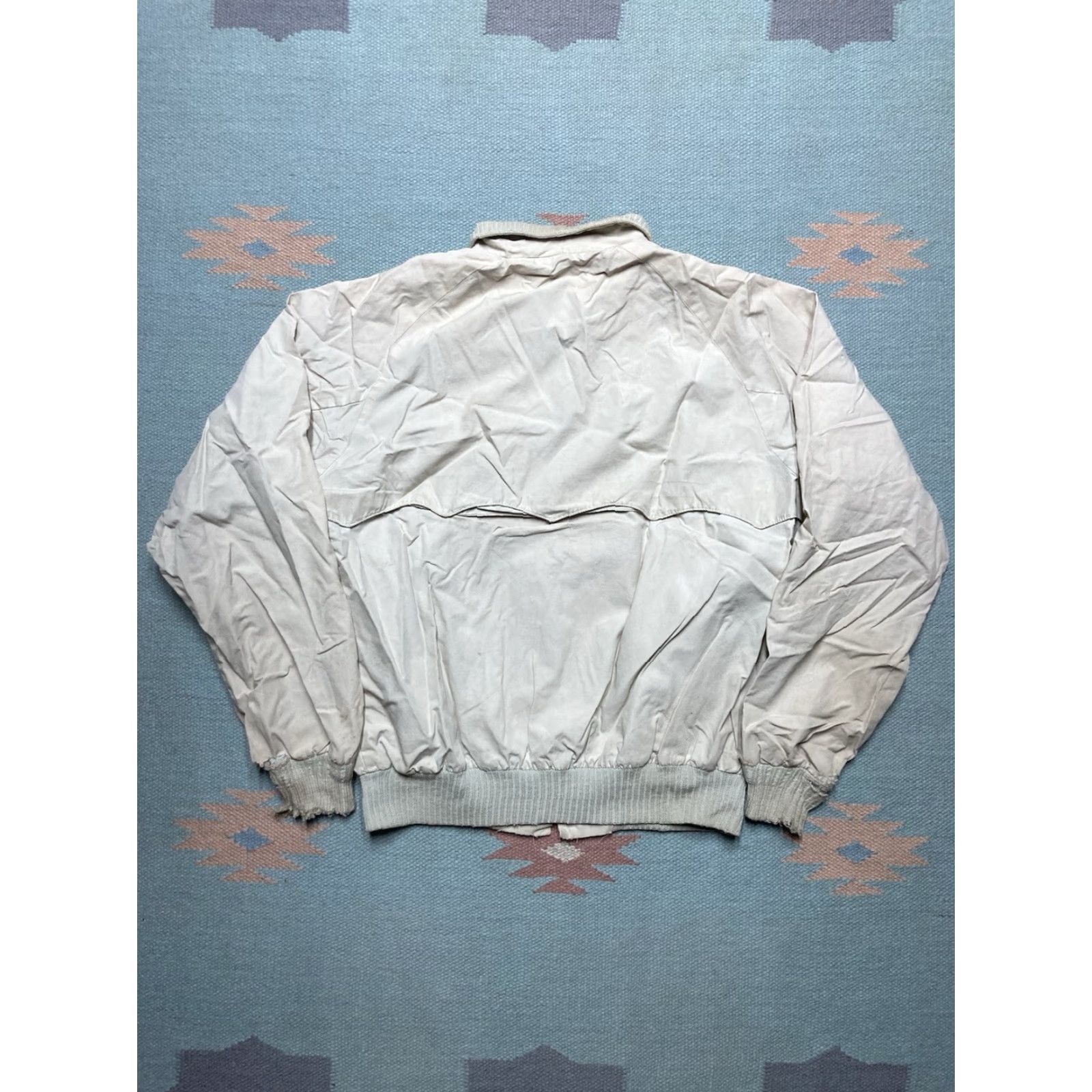Thrasher VINTAGE Sir Jac Work Jacket Lightweight Cotton Distressed Tan Small Bomber Jacket Men Brown Small Size US S / EU 44-46 / 1 - 2 Thumbnail